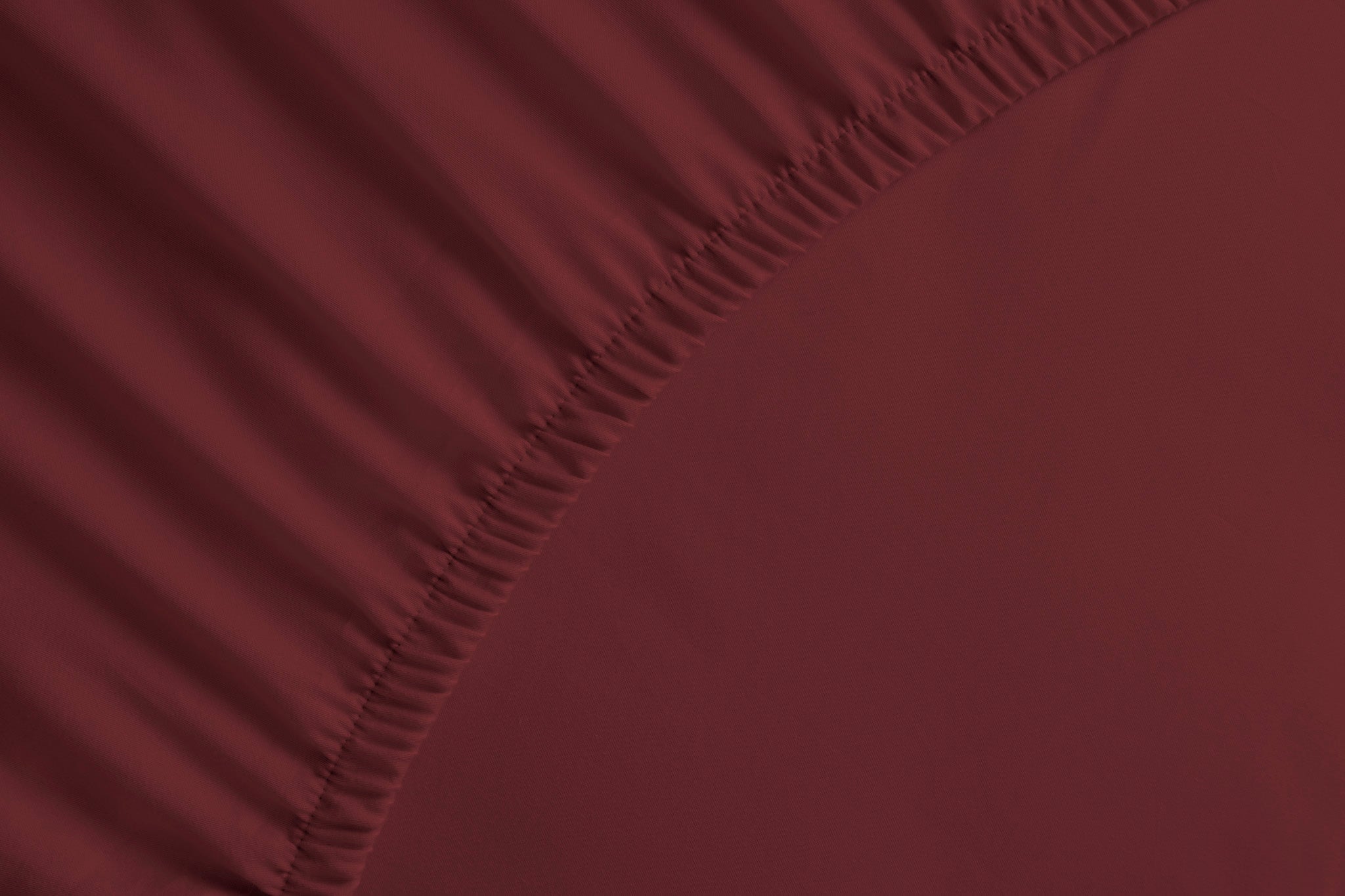 Yellow hoeslaken Percale Spicy Red percale