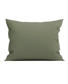 Yellow kussensloop Percale Army Green percale