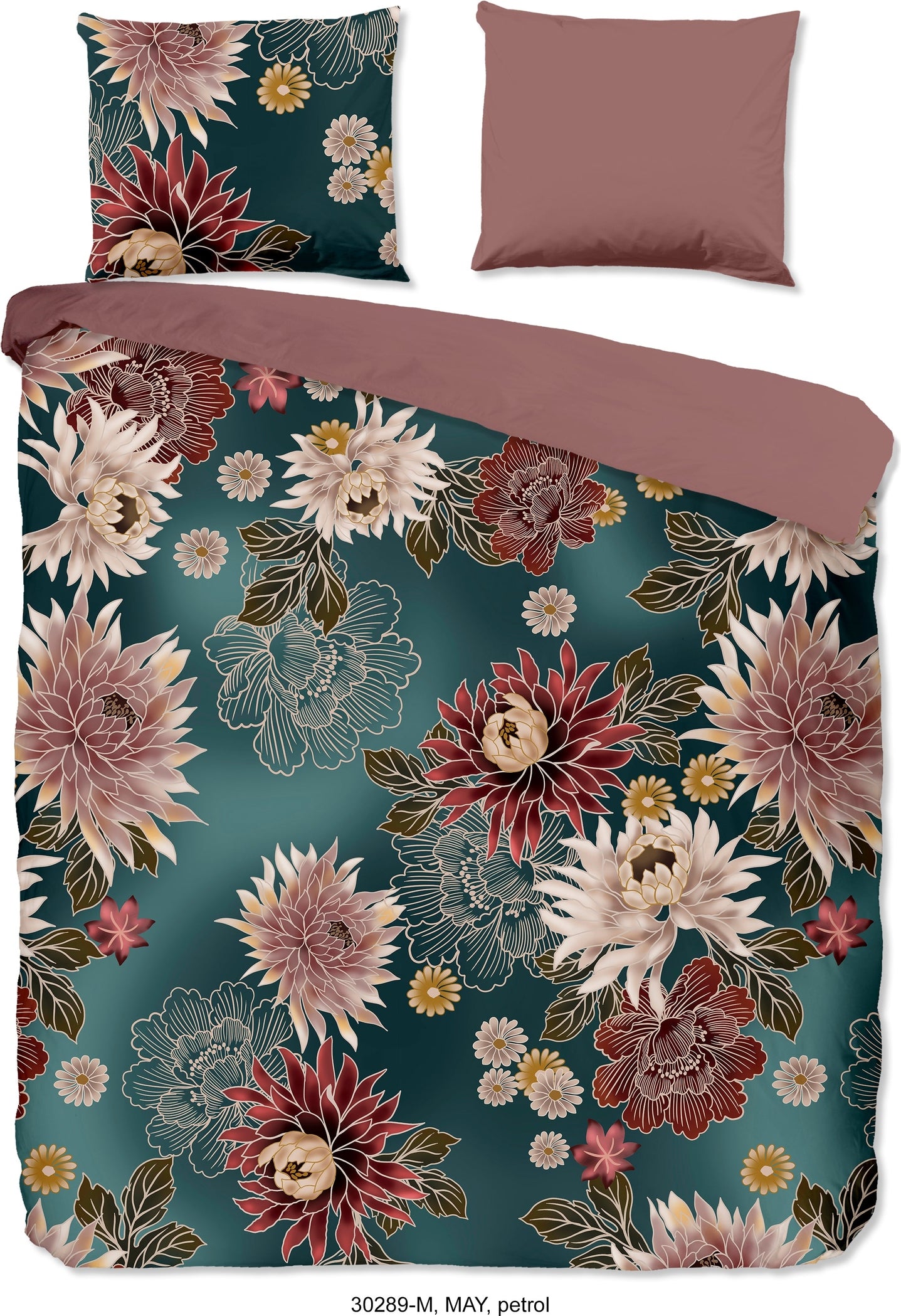 Pure Dekbedovertrek Microfiber May - Petrol