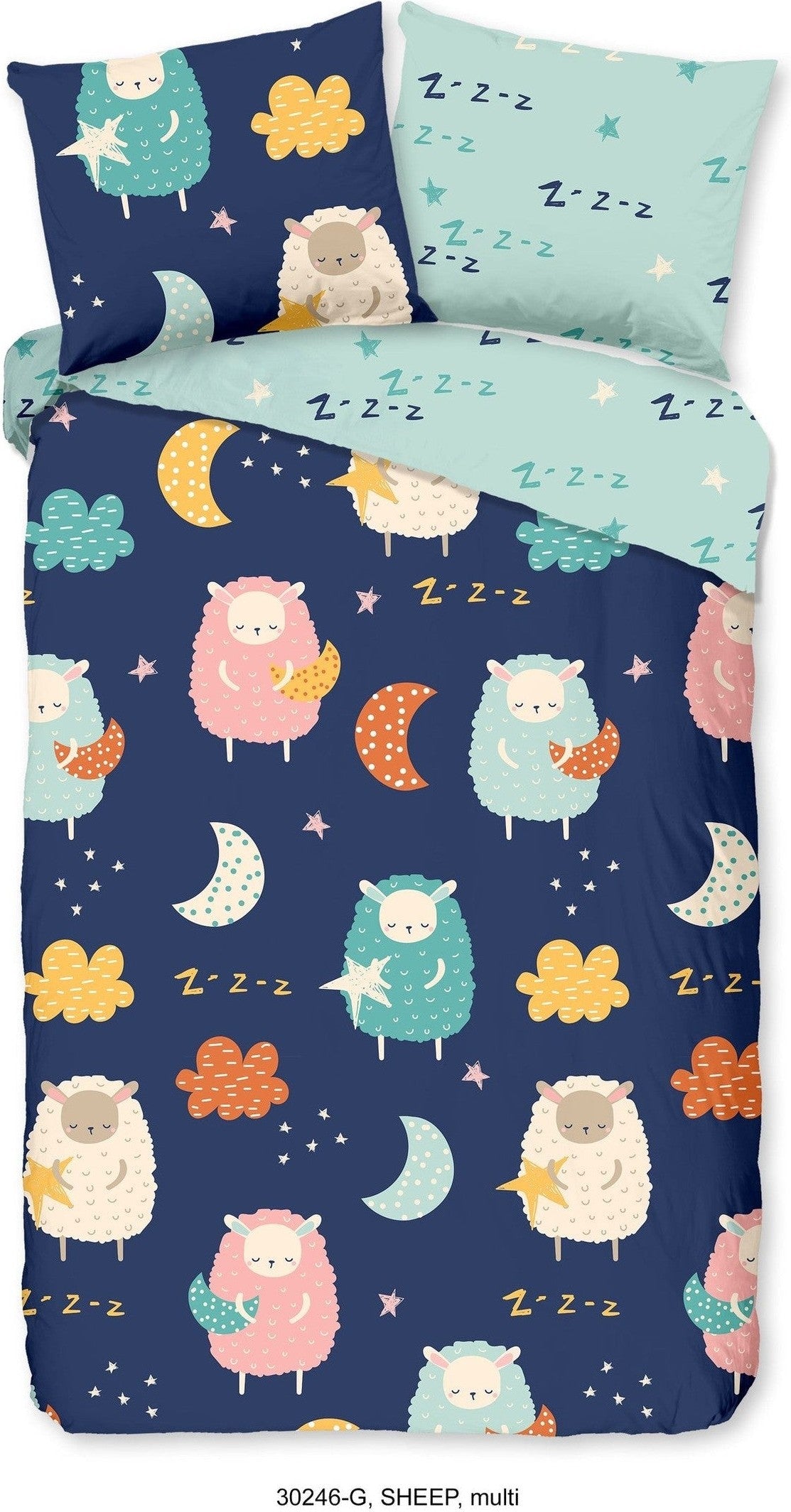 Good Morning Dekbedovertrek Katoen Sheep Multi