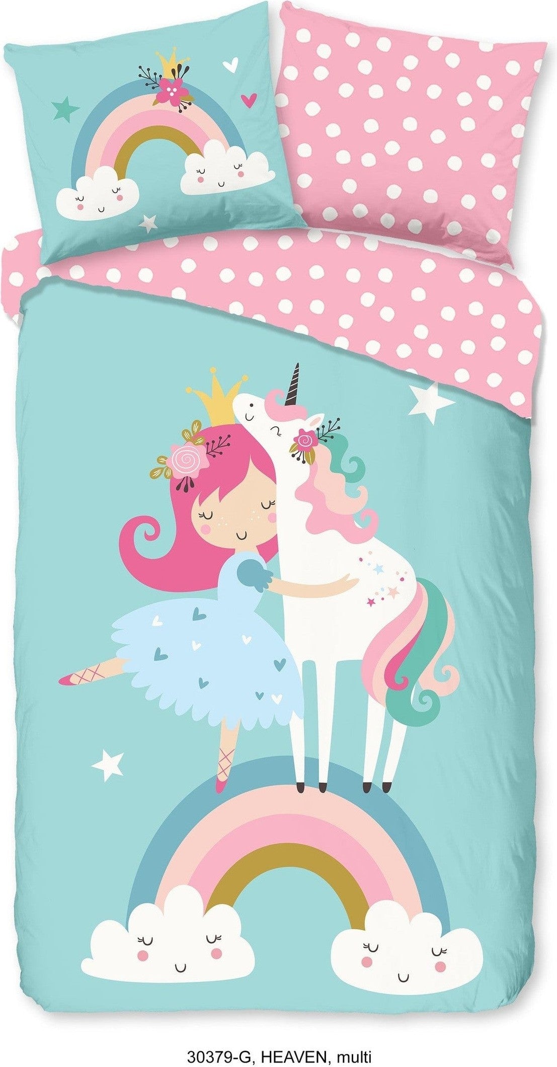 Good Morning Dekbedovertrek Katoen Heaven Multi