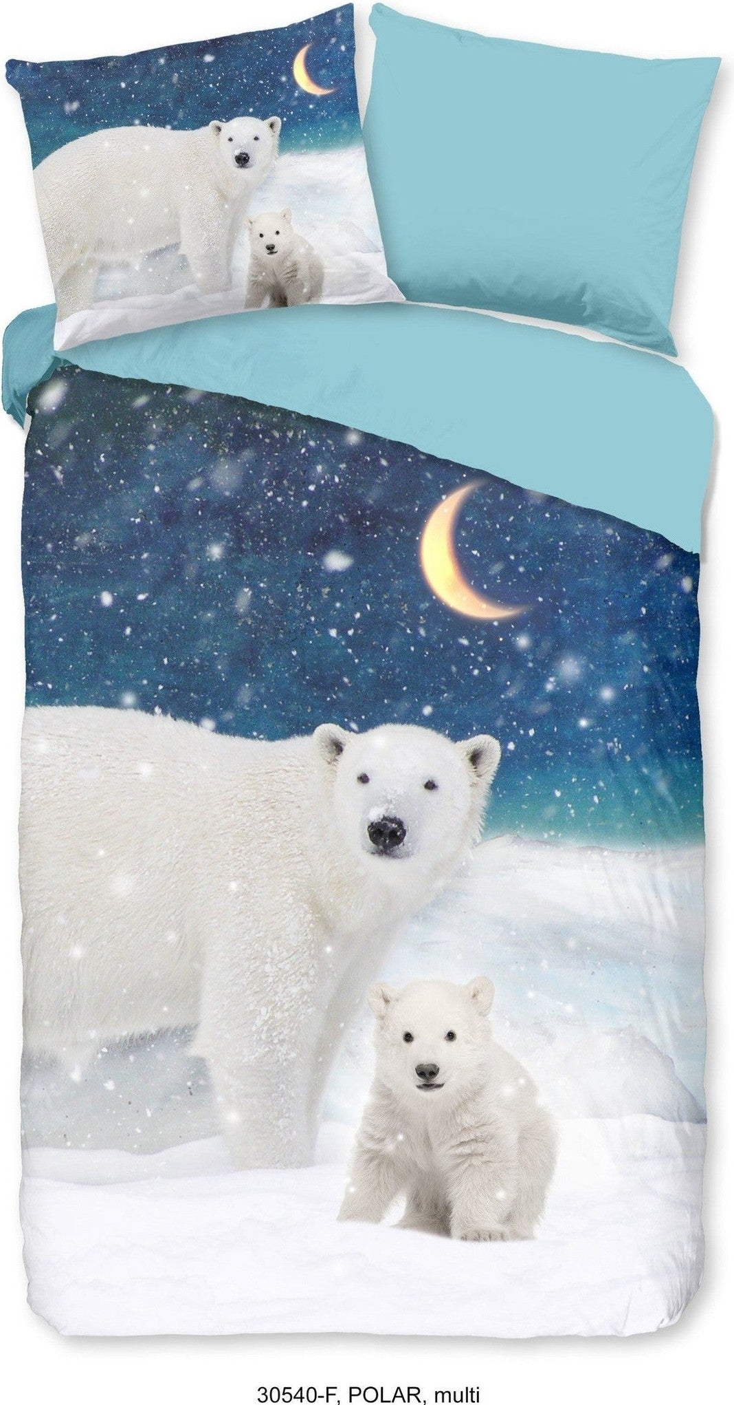 Good Morning Dekbedovertrek Flanel Polar Multi