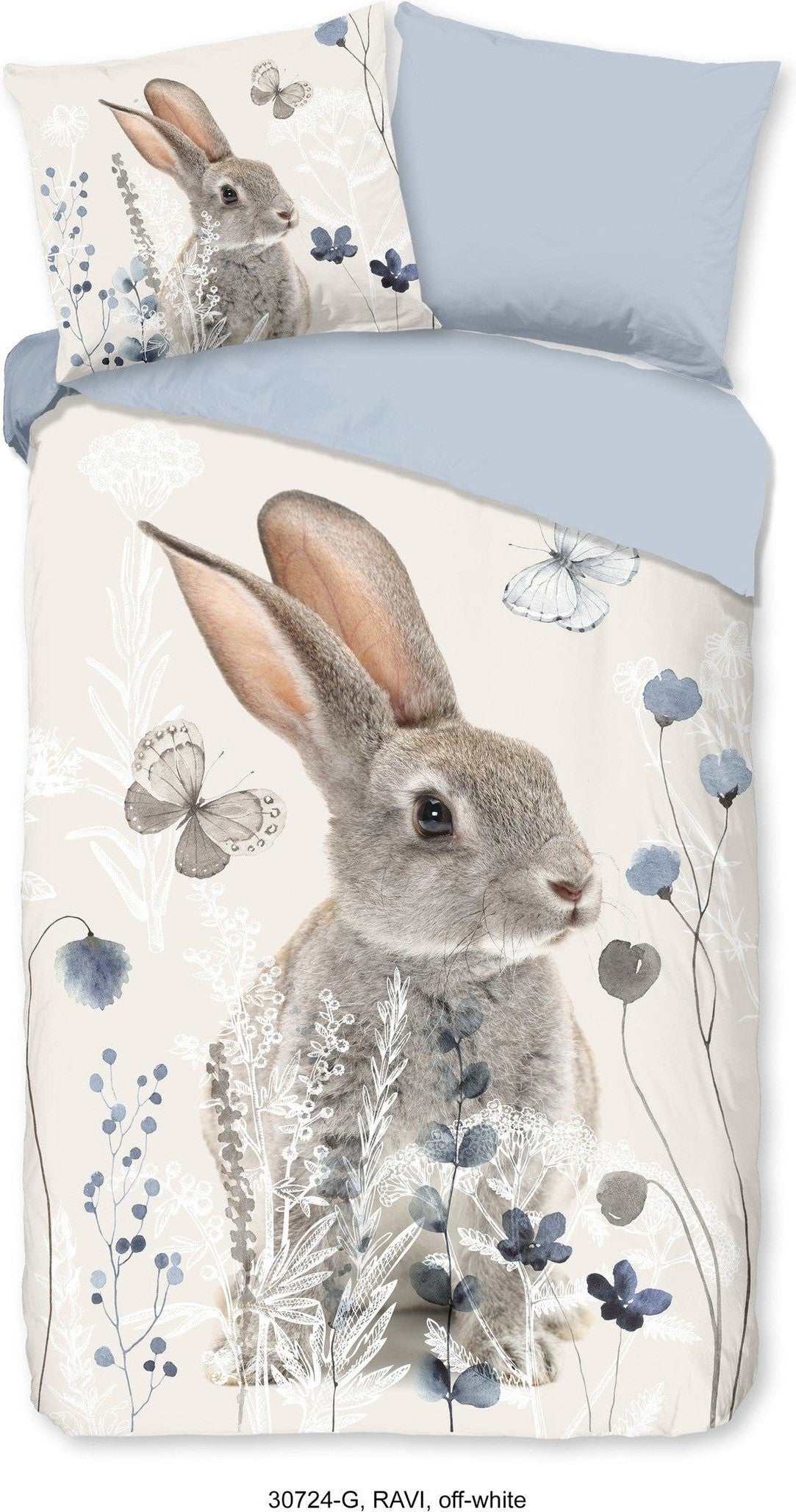 Good Morning Dekbedovertrek Katoen Ravi Ecru