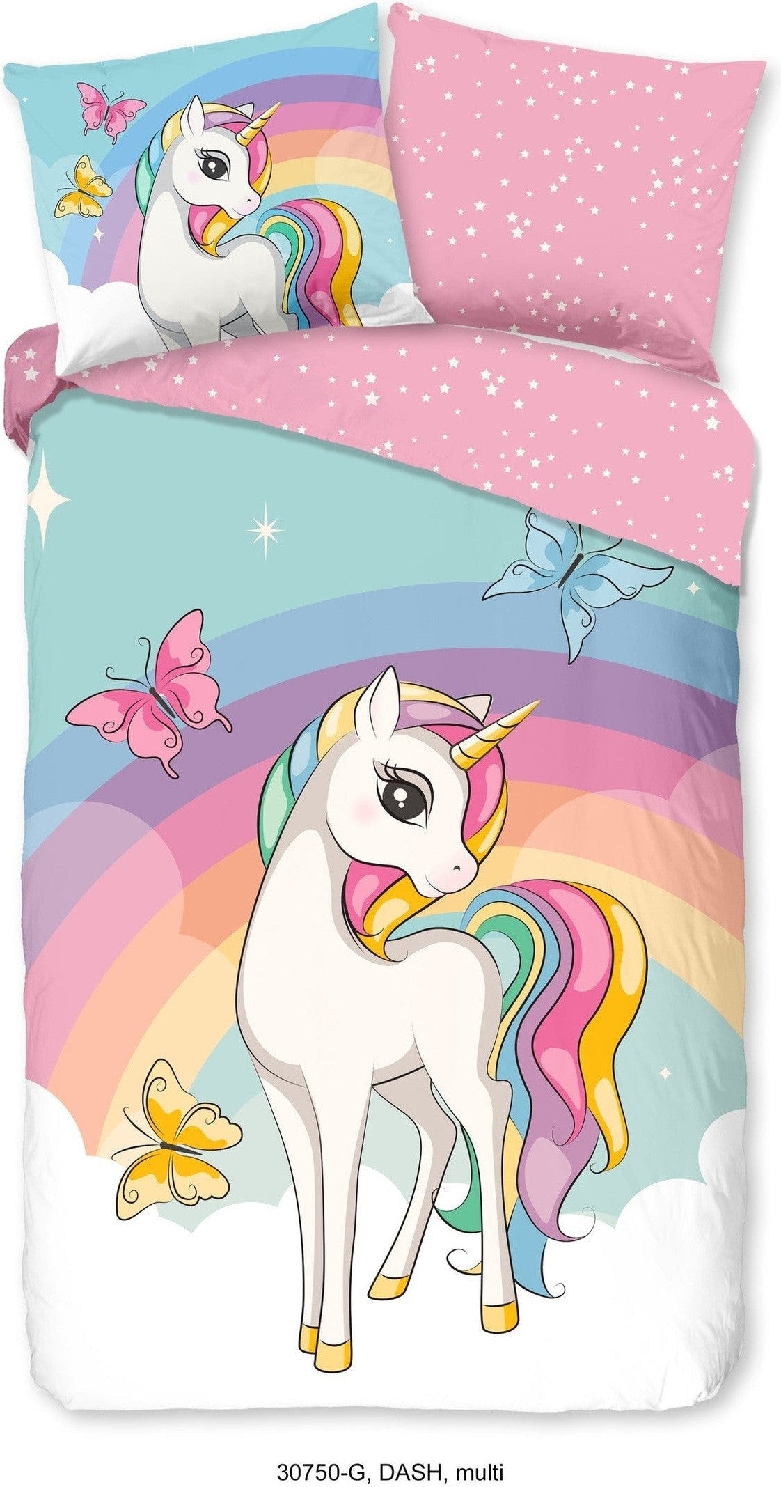 Good Morning Dekbedovertrek Katoen Dash Multi