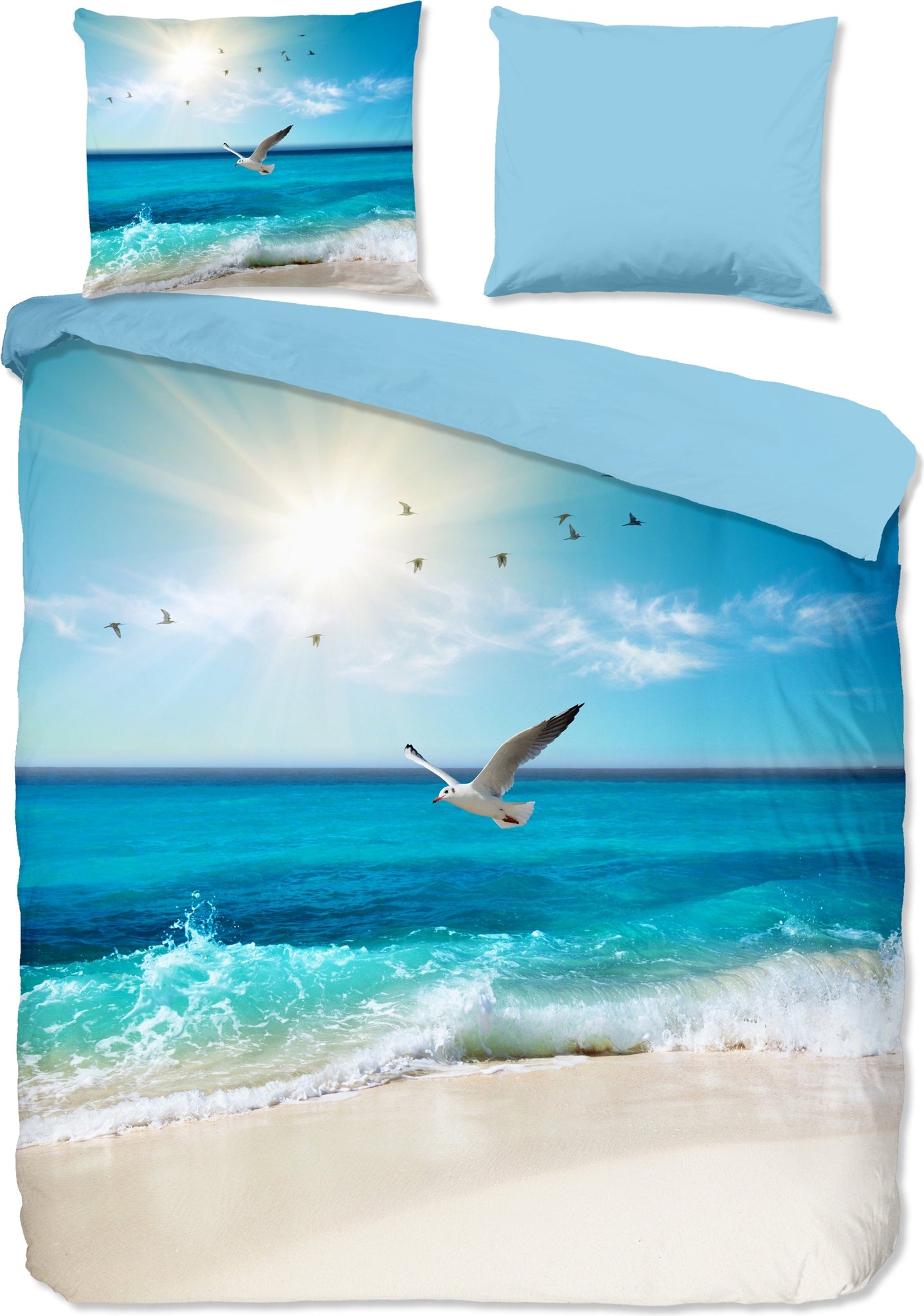 Good Morning Dekbedovertrek Katoen Sealife - Multi