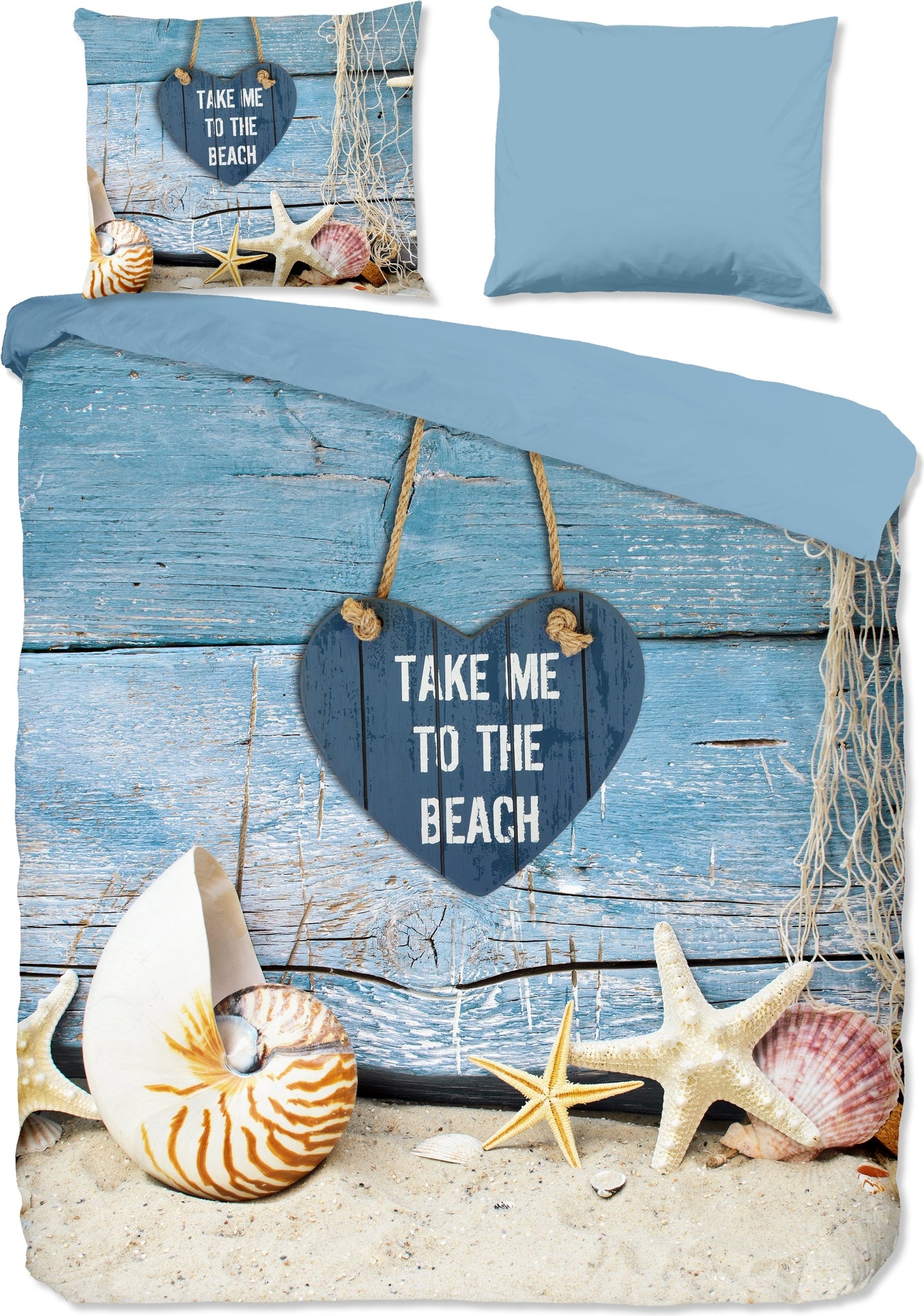 Pure Dekbedovertrek Microfiber Beach - Multi