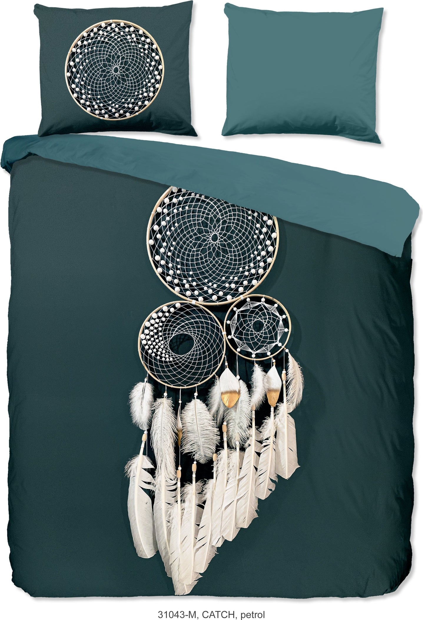 Pure Dekbedovertrek Microfiber Catch - Petrol