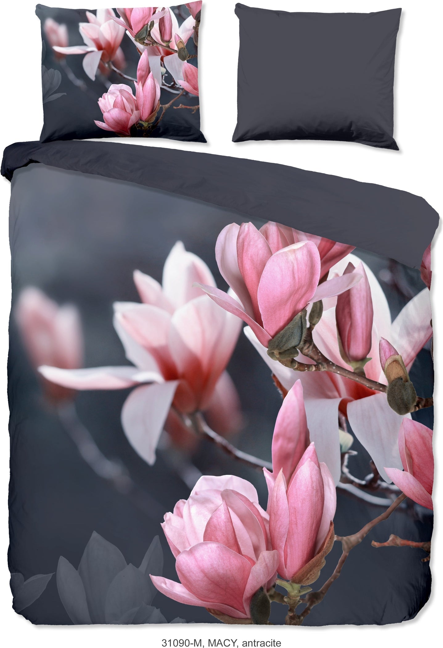 Pure Dekbedovertrek Microfiber Macy - Anthracite