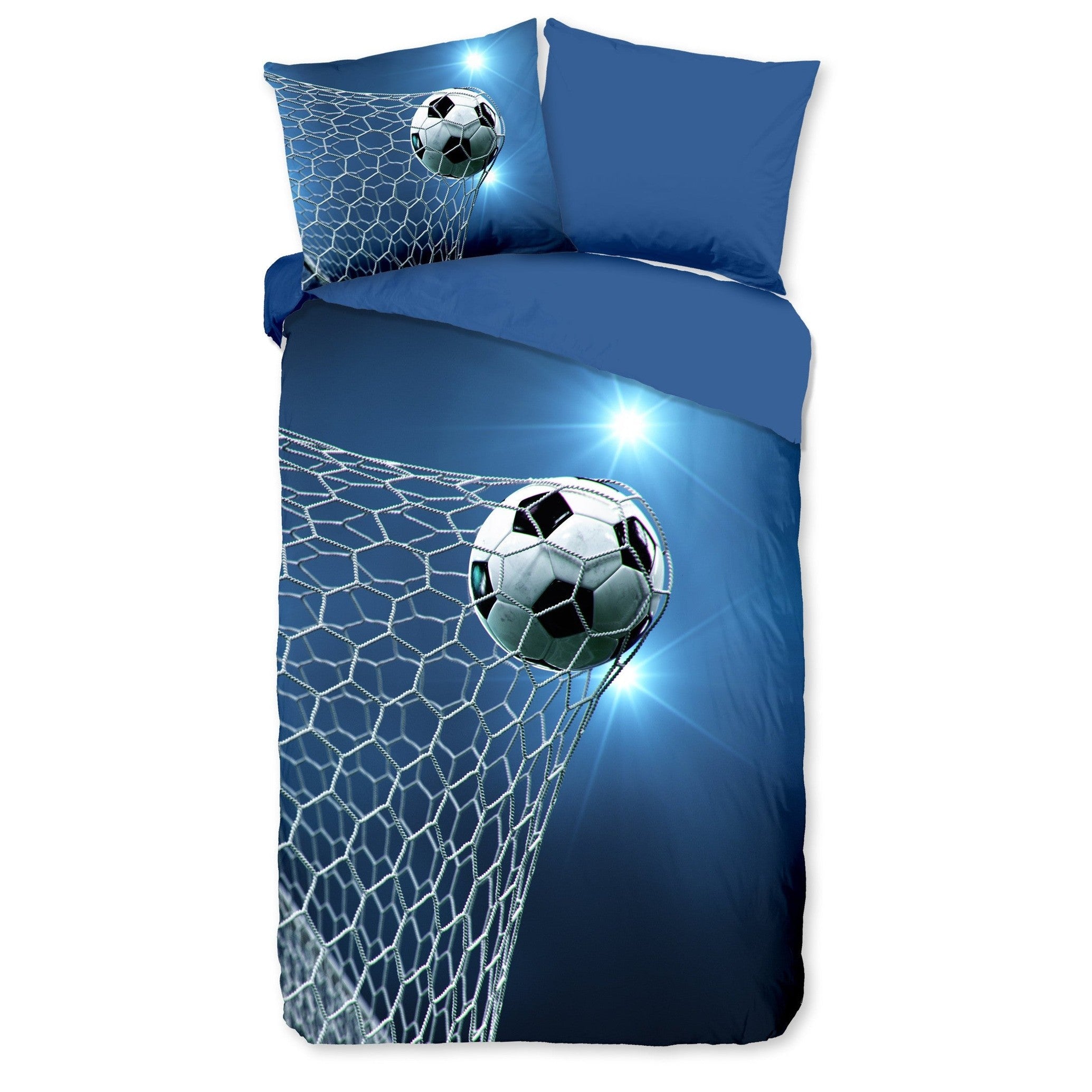 Pure Dekbedovertrek Microfiber Fans Blauw