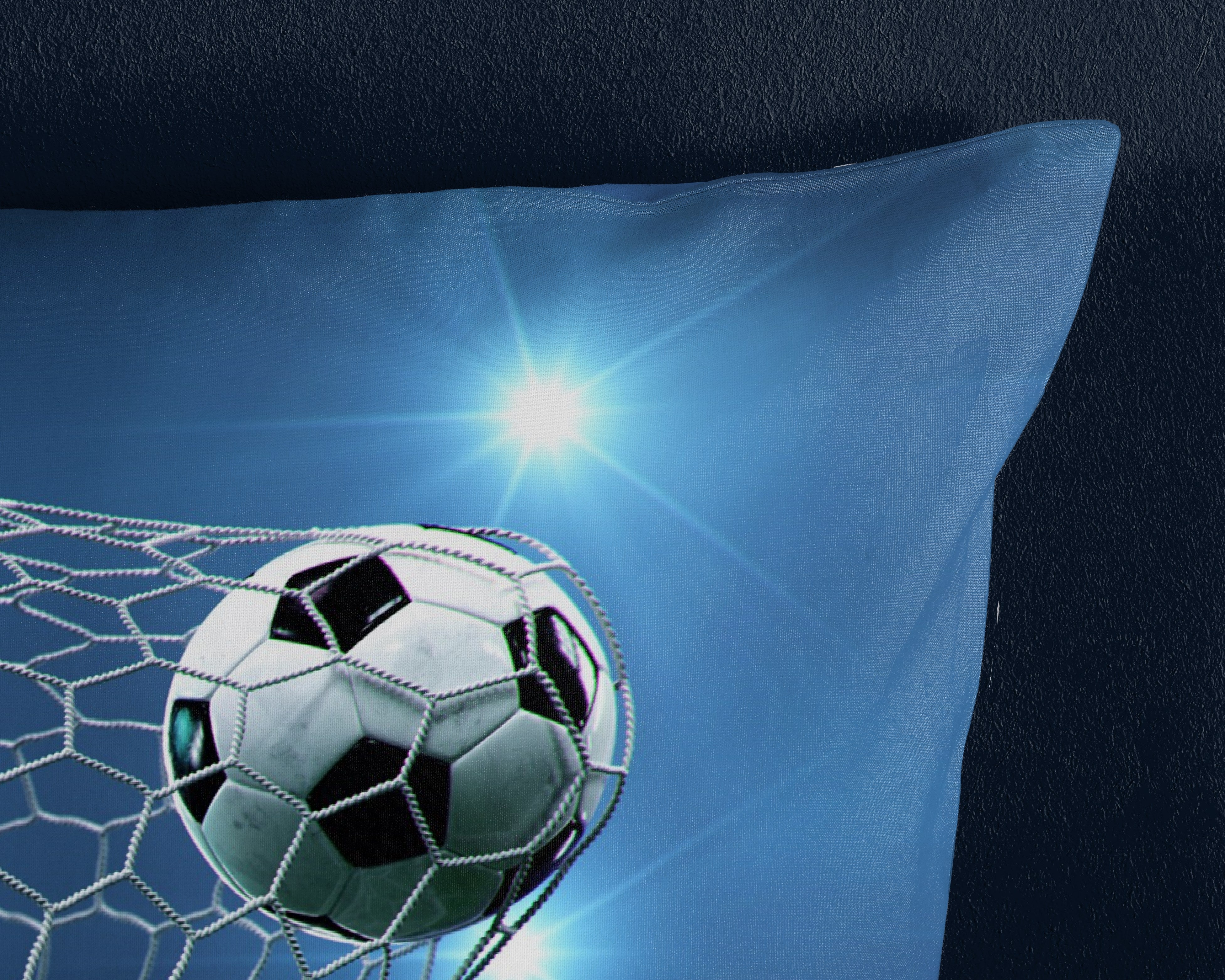 Pure Dekbedovertrek Microfiber Fans Blauw