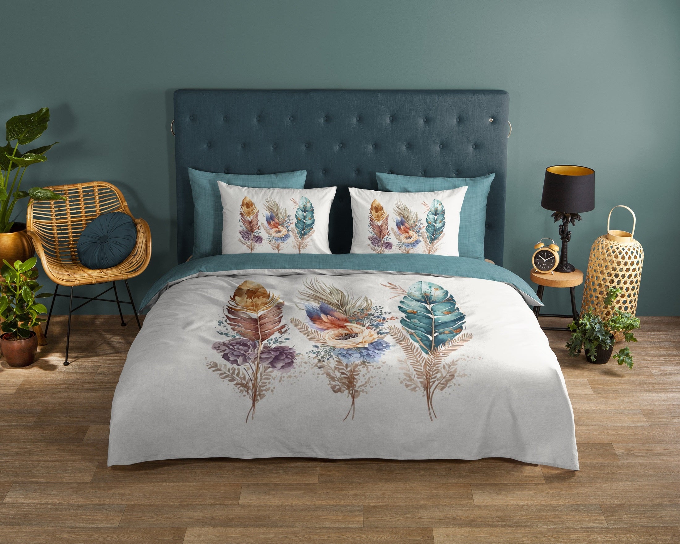 Good Morning Dekbedovertrek Katoen Via - Multi