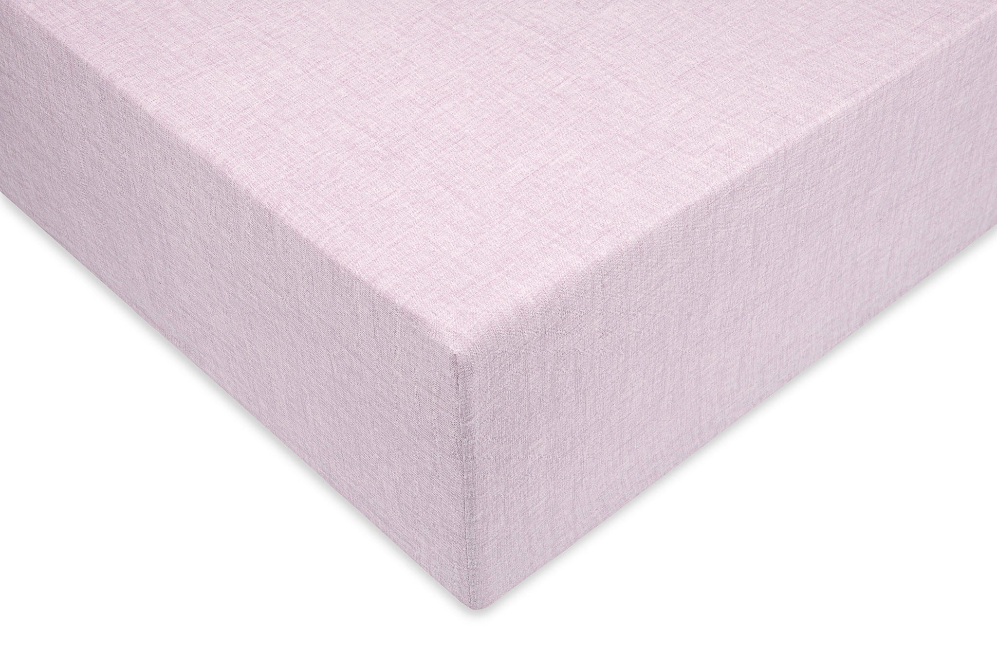 Zo Home hoeslaken Lino Grey Lilac katoen