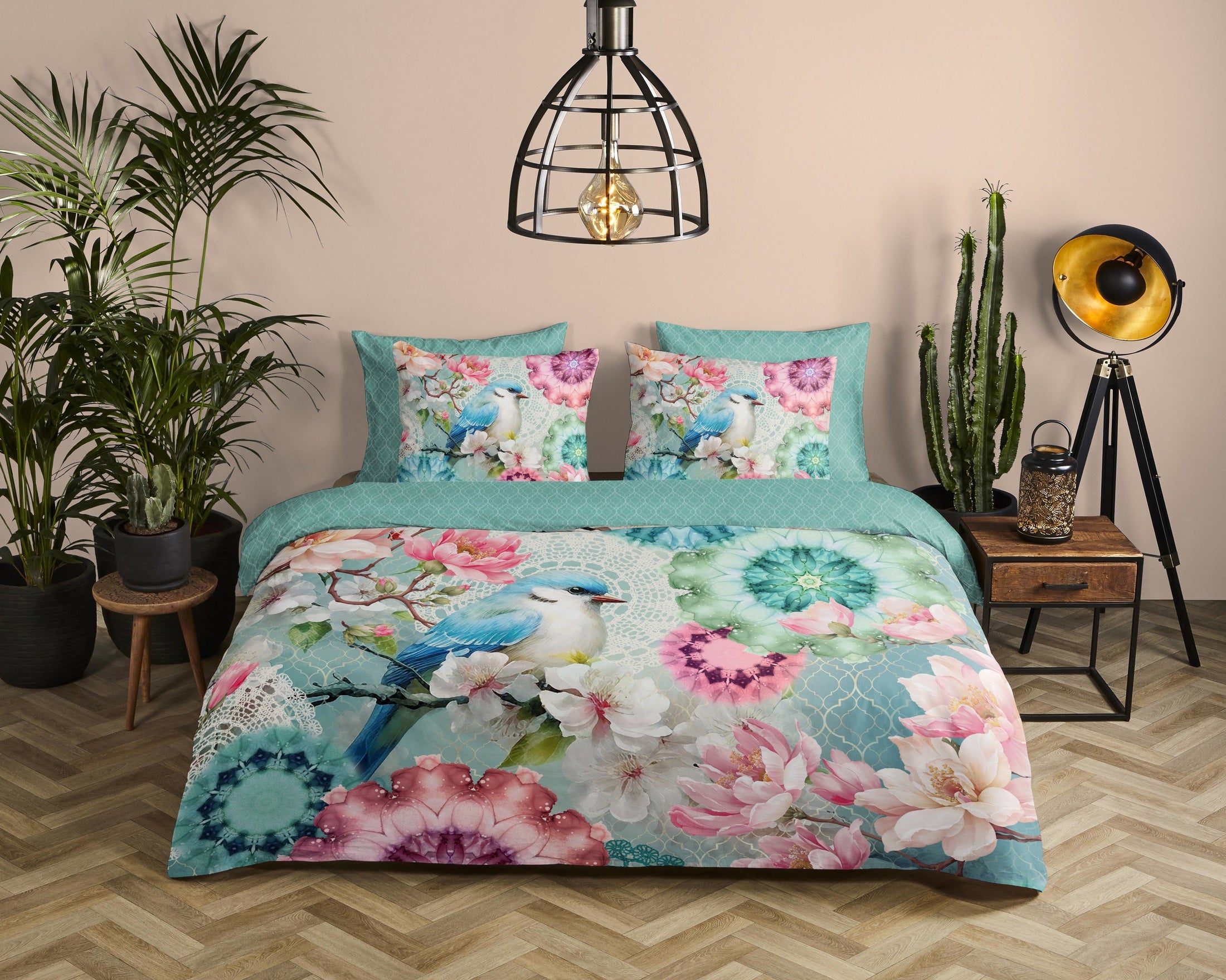 HIP Dekbedovertrek Satijn Eldisa - Mint