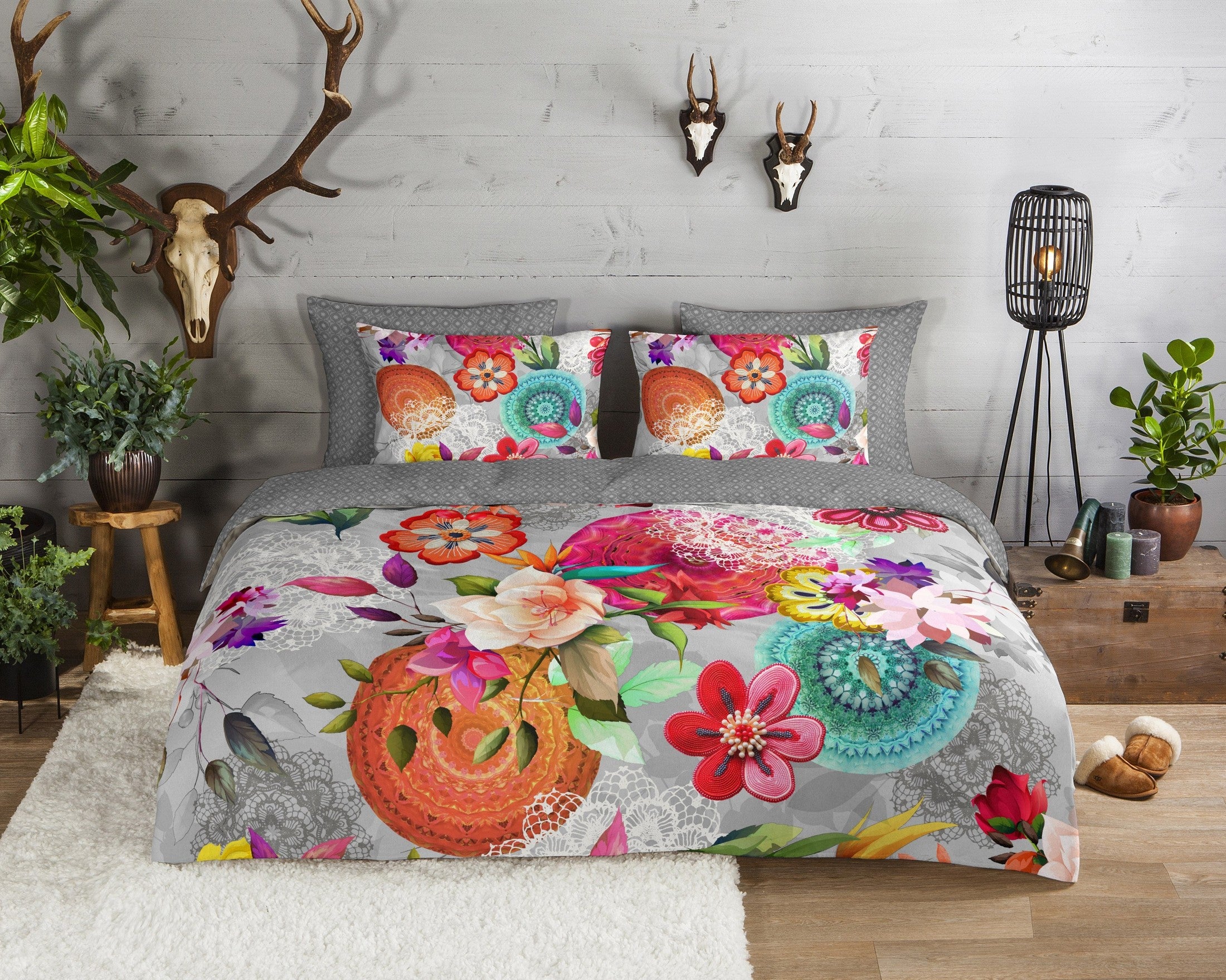 HIP Dekbedovertrek Flanel Isarea - Multi