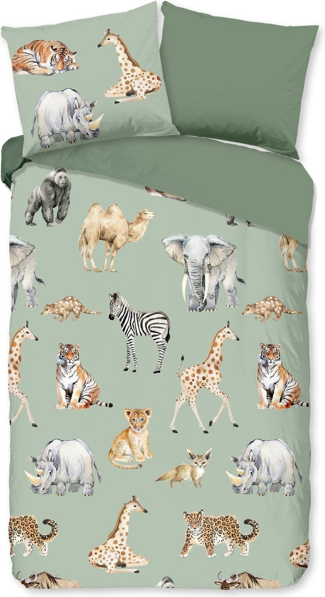 Pure Dekbedovertrek Microfiber Safari Groen