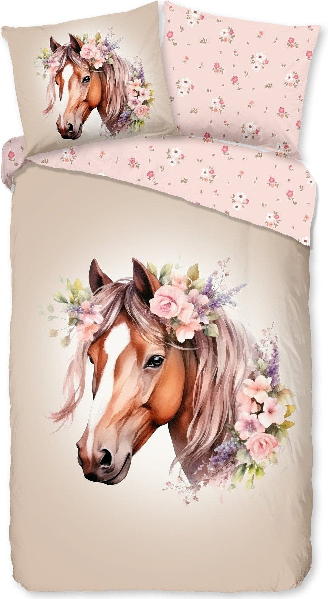 Good Morning Dekbedovertrek Katoen Avera Zand