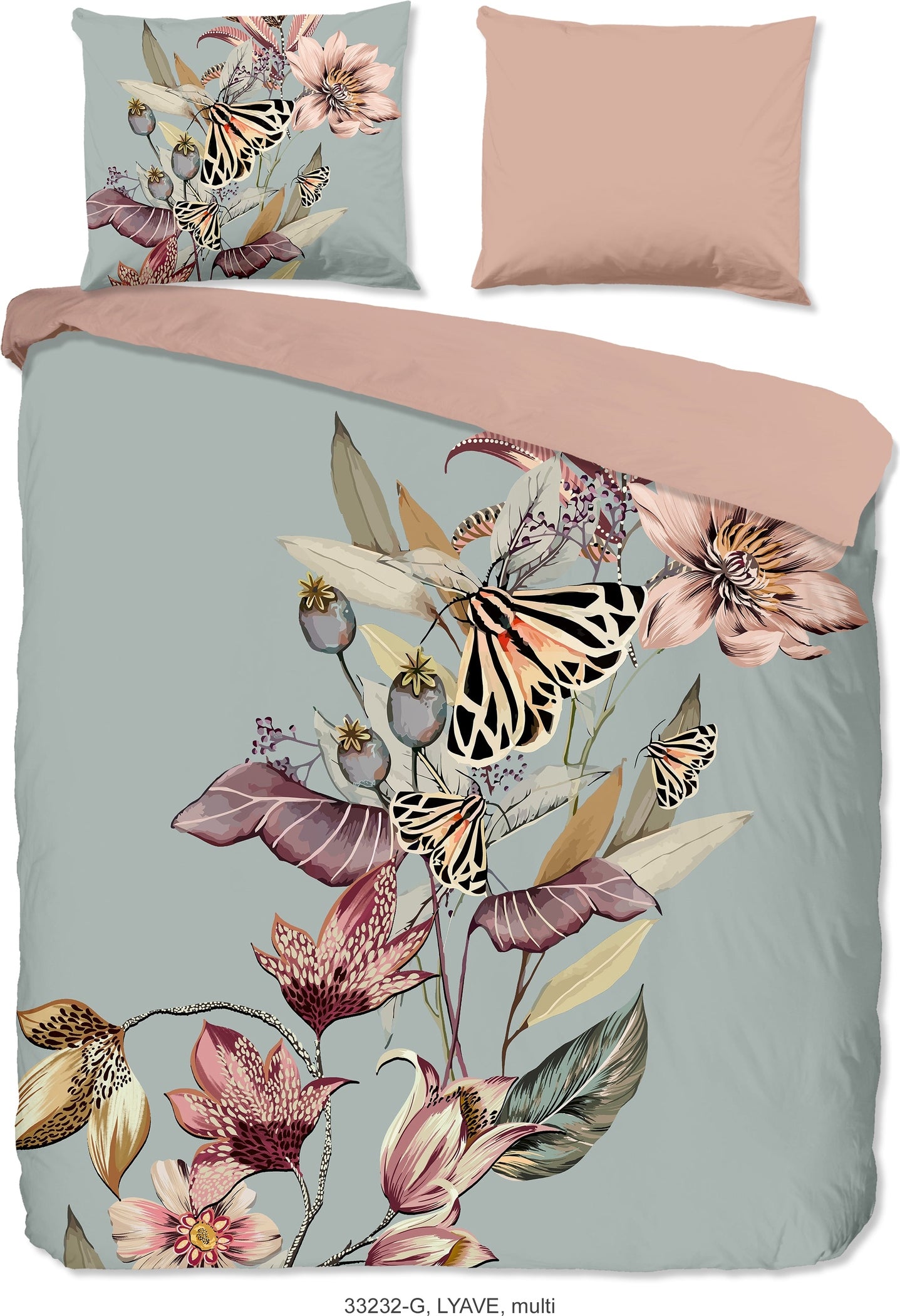 Good Morning Dekbedovertrek Katoen Lyave - Multi