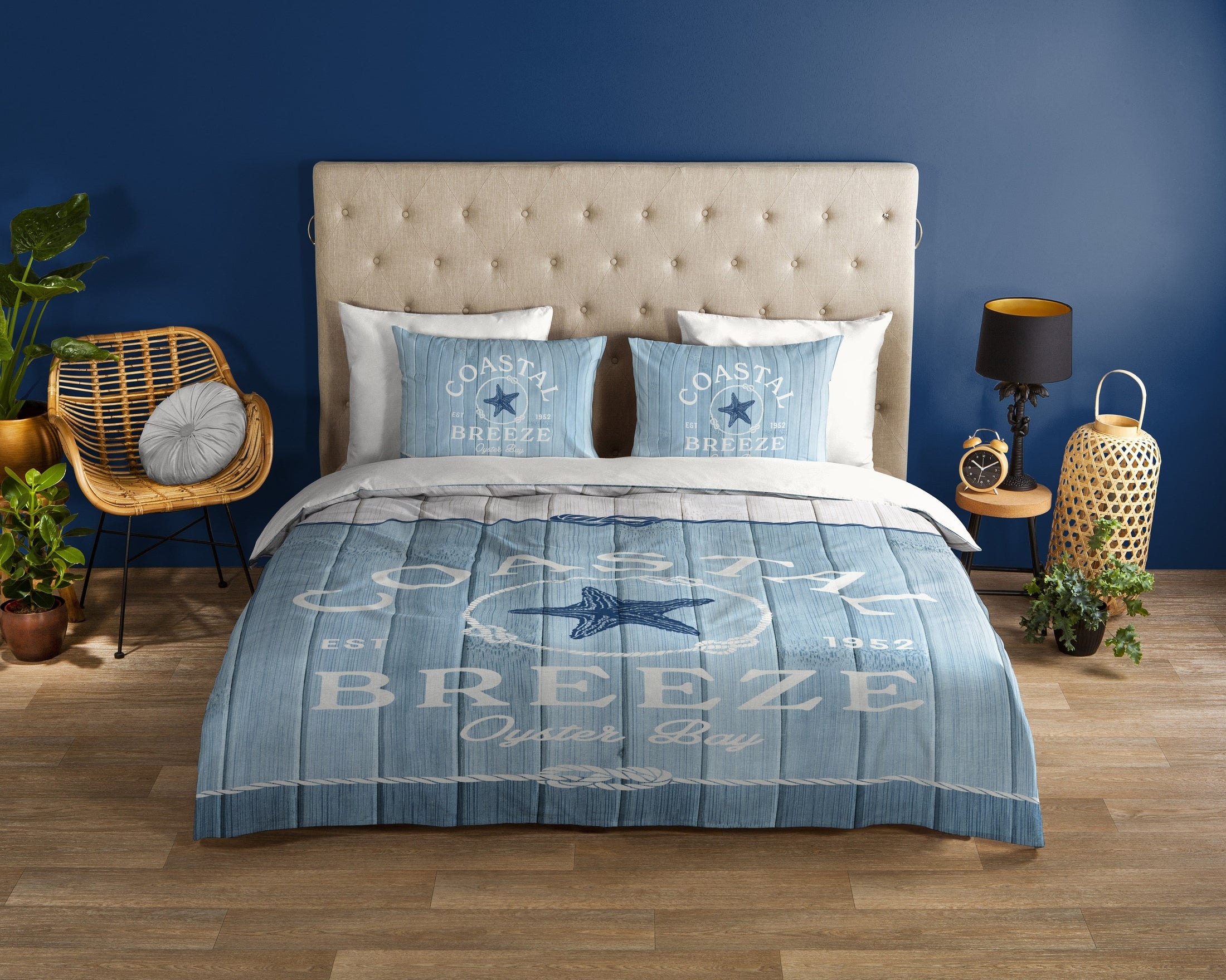 Good Morning Dekbedovertrek Katoen Breeze - Blue