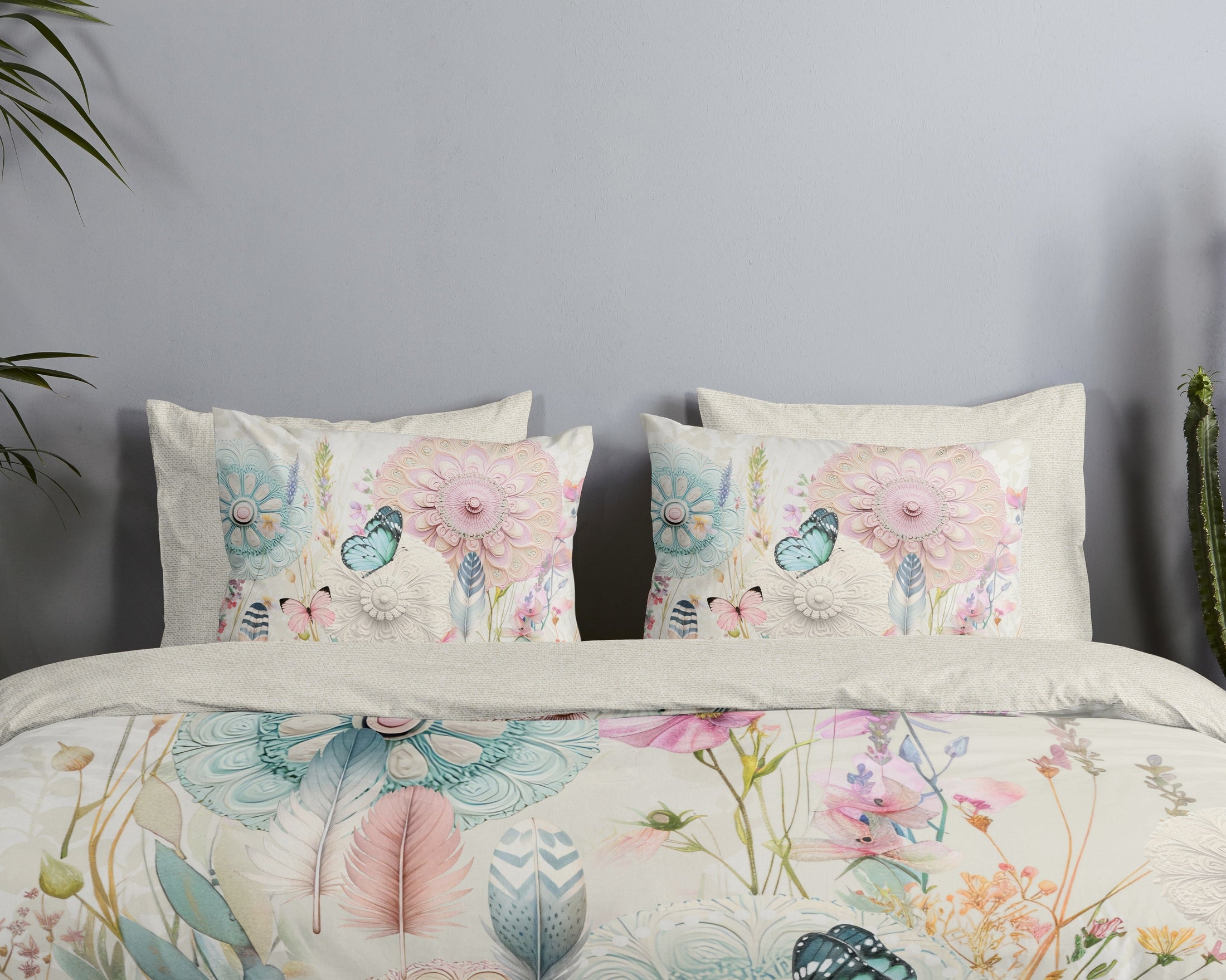 HIP Dekbedovertrek Satijn Maysa - Ecru