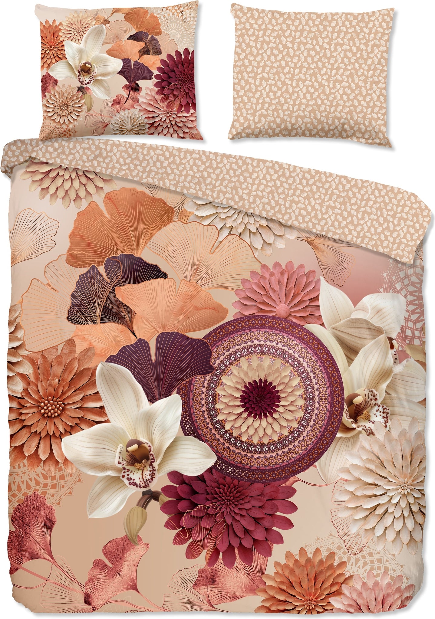 HIP Dekbedovertrek Satijn Quente - Sand