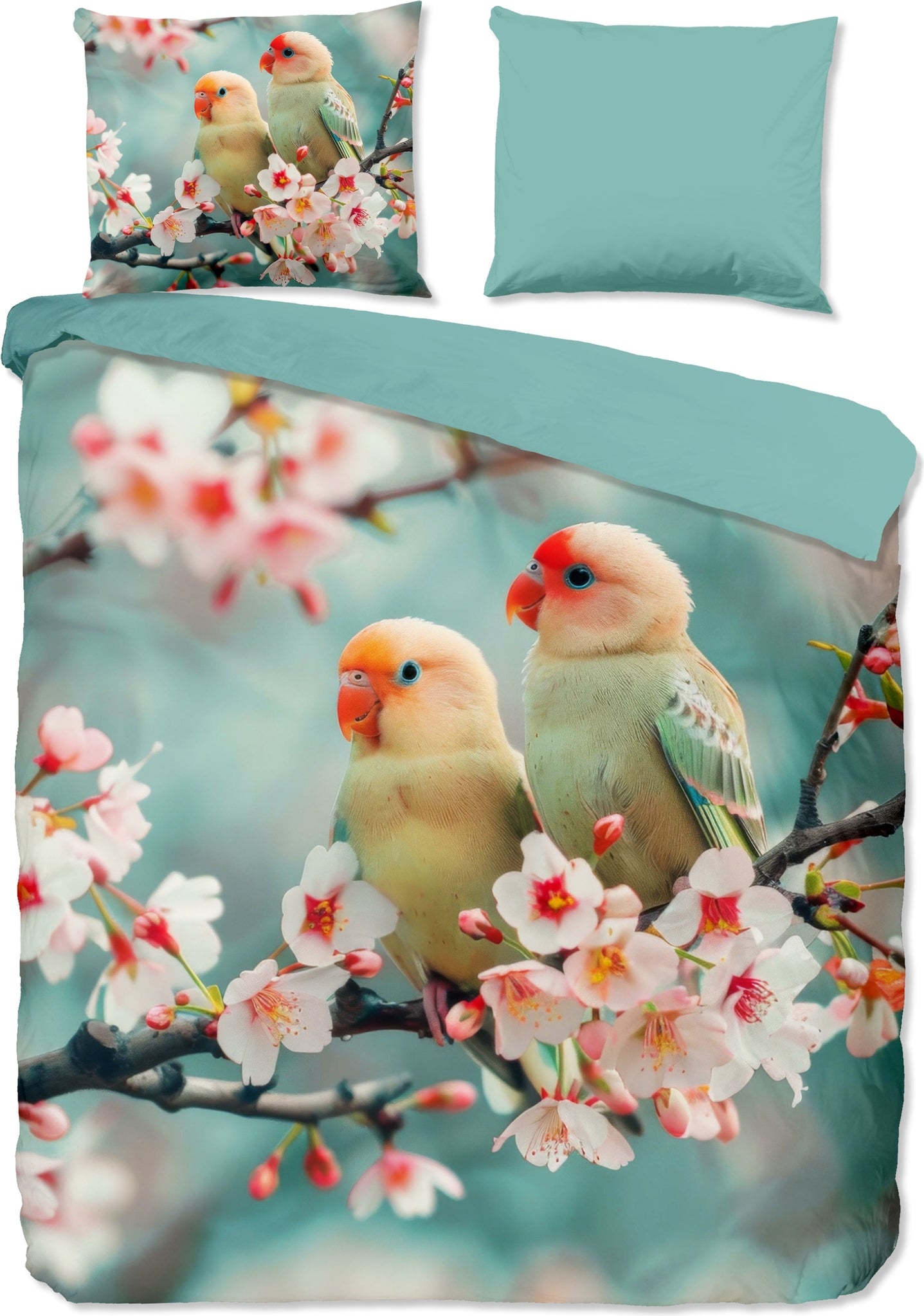 Good Morning Dekbedovertrek Katoen Chibi - Aqua