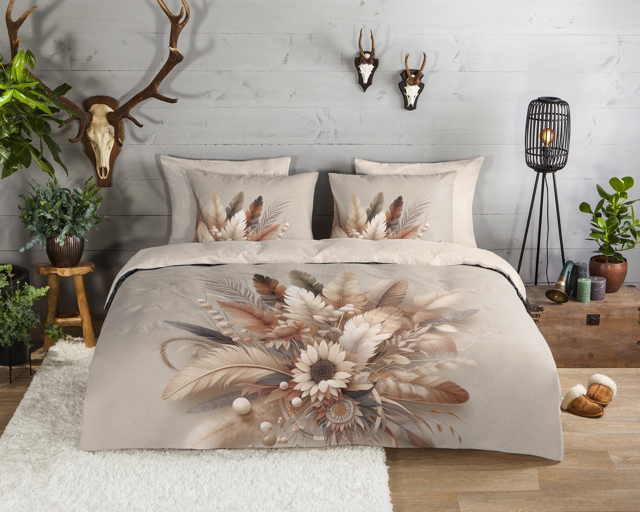 Good Morning Dekbedovertrek Flanel Barro - Sand