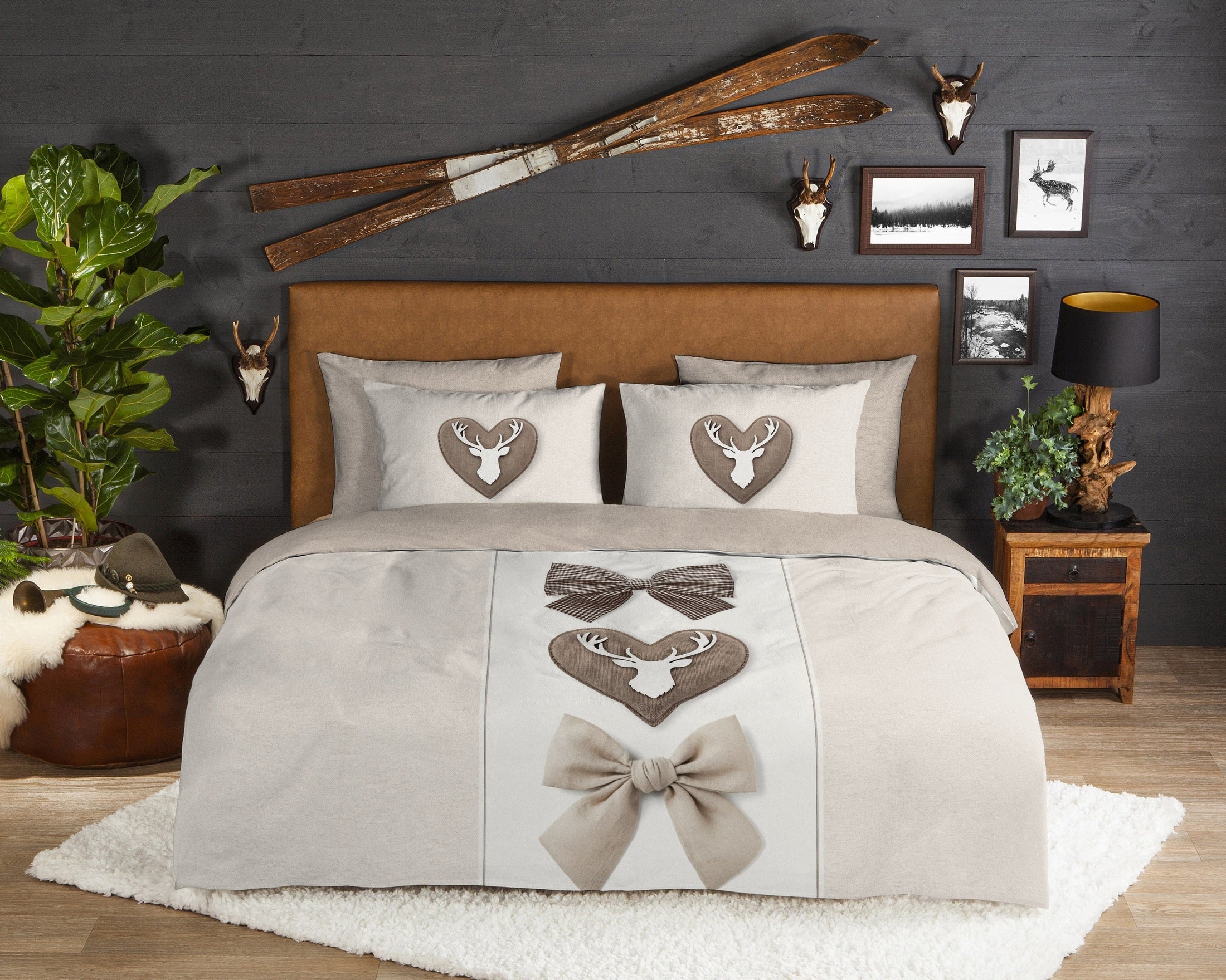 Good Morning Dekbedovertrek Flanel Siff - Sand