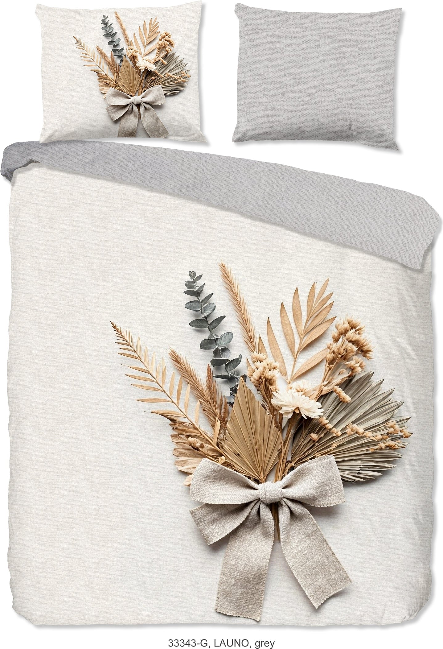 Good Morning Dekbedovertrek Katoen Launo - Grey