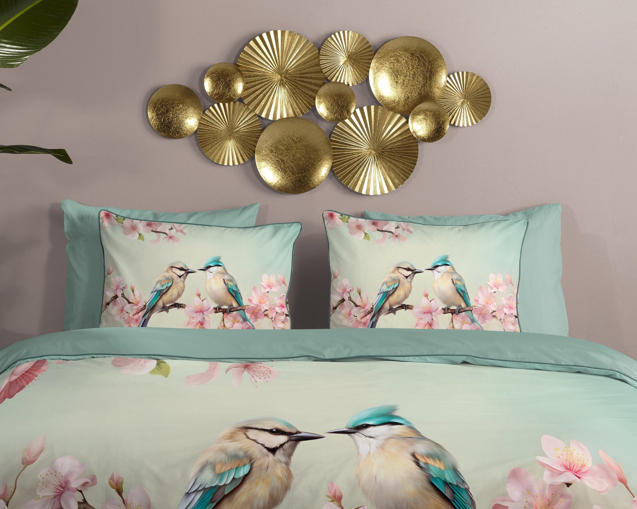 Descanso Dekbedovertrek Satijn Minne - Mint