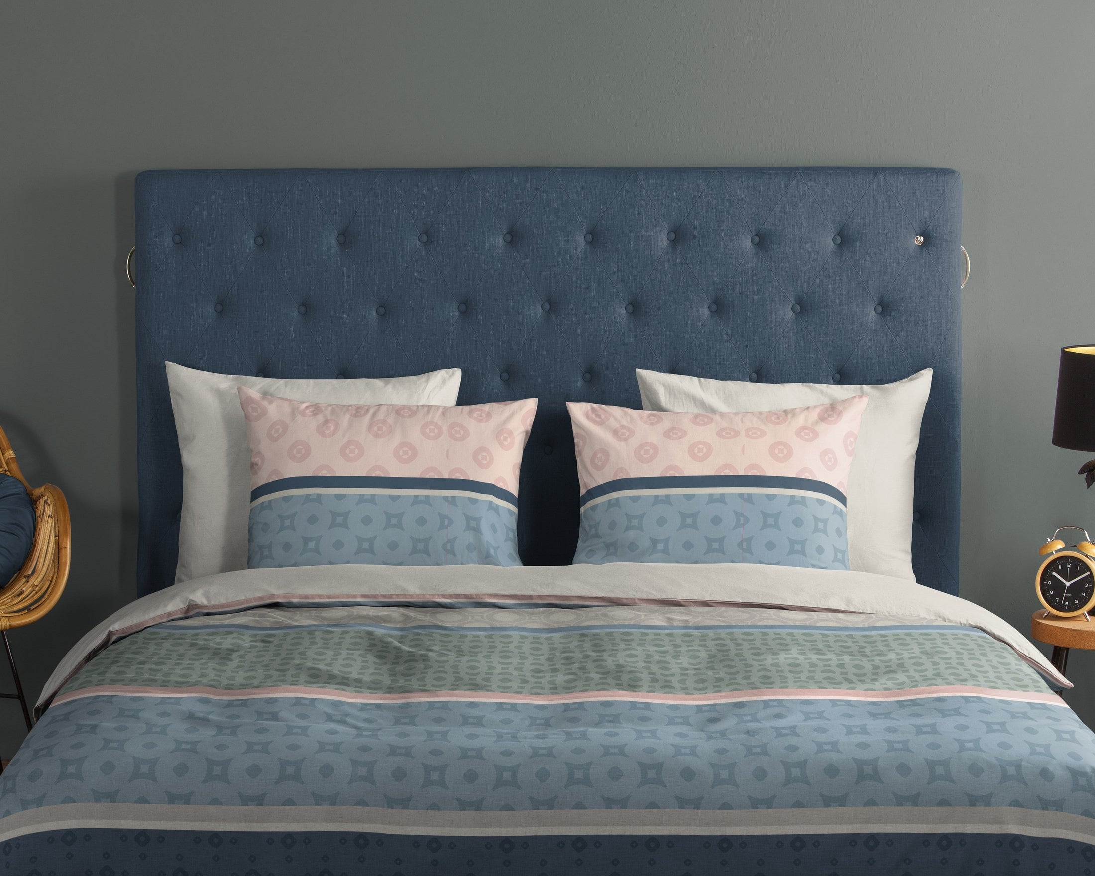 Good Morning Dekbedovertrek Katoen Vida - Multi