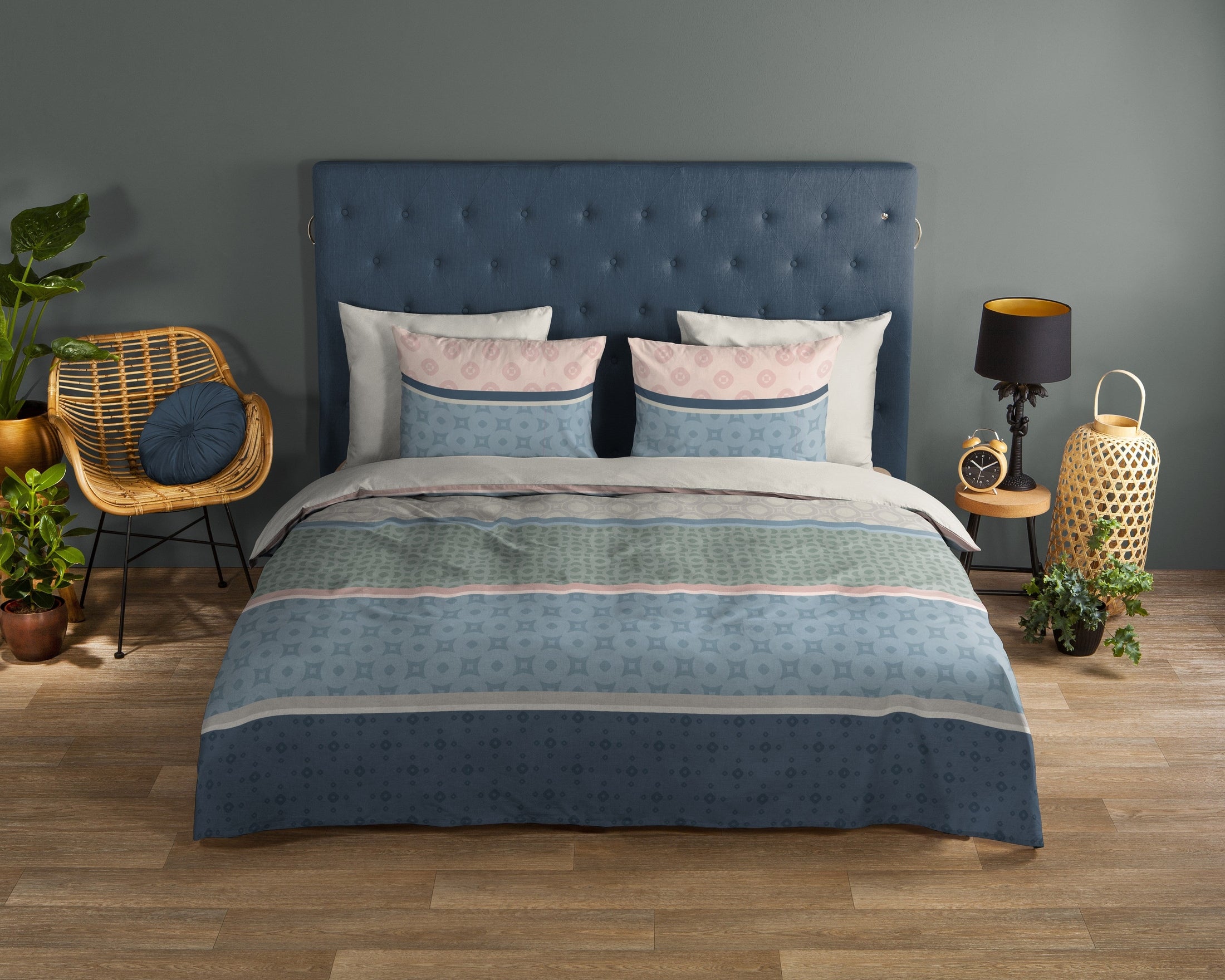 Good Morning Dekbedovertrek Katoen Vida - Multi