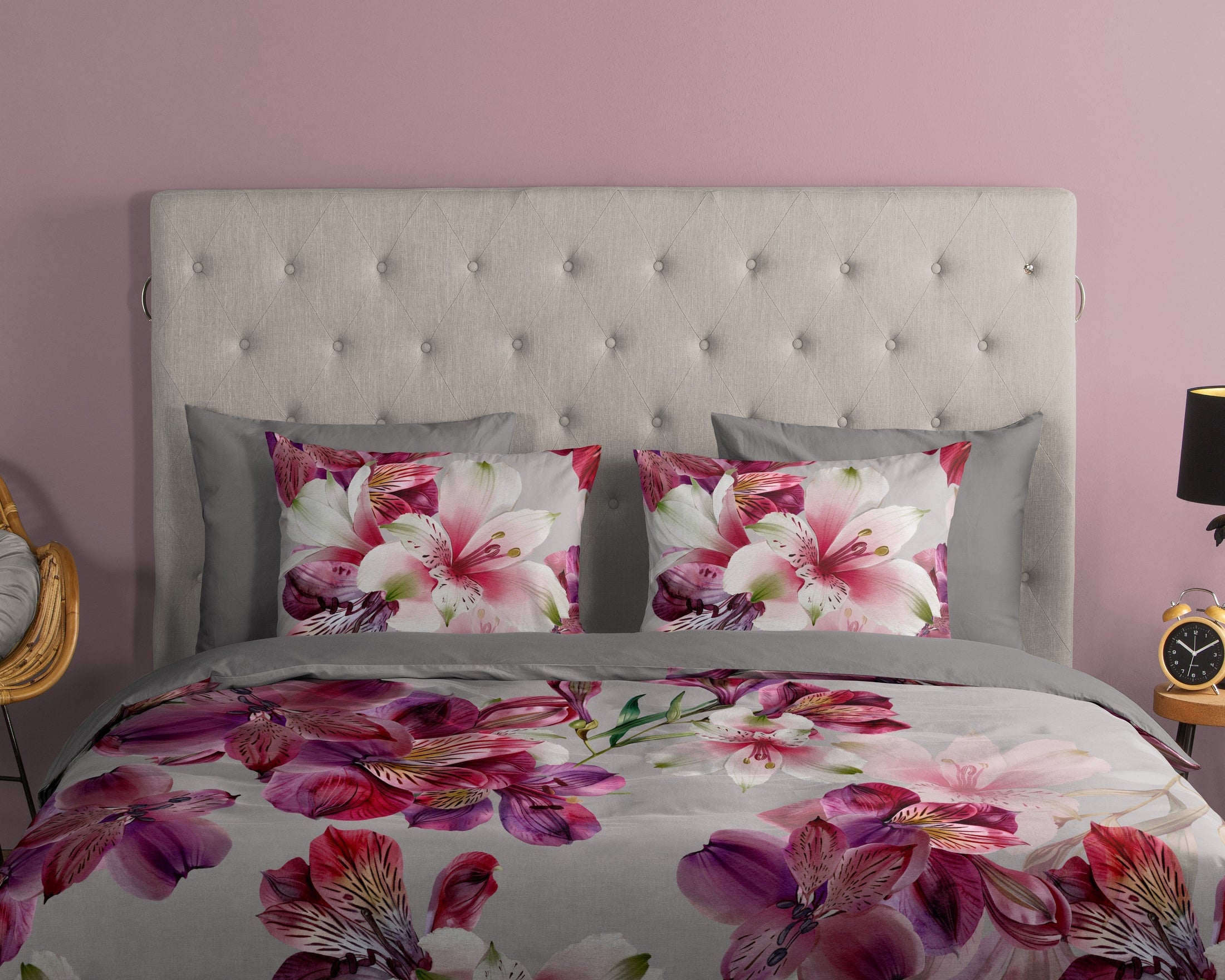 Good Morning Dekbedovertrek Katoen Inca - Grey