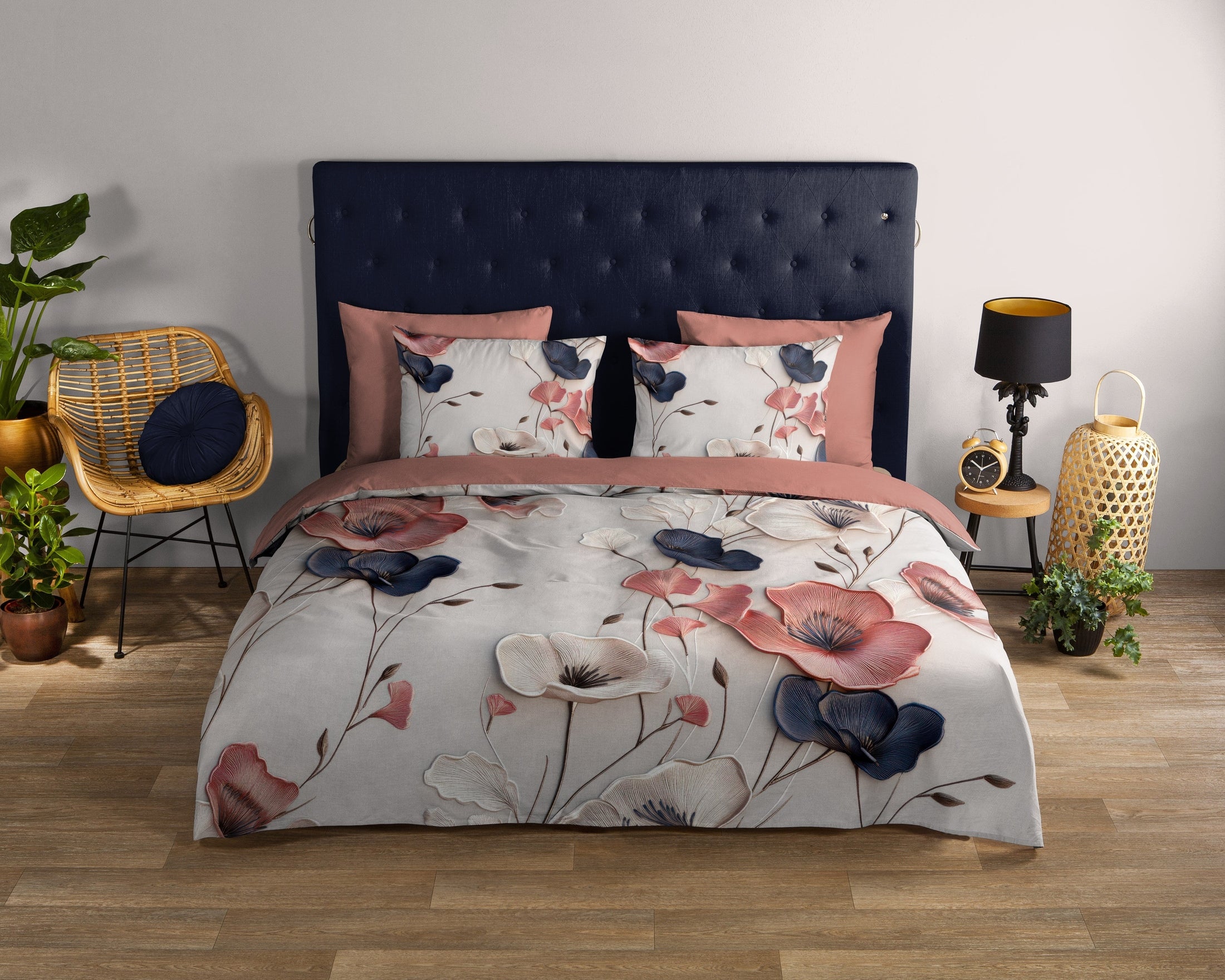 Good Morning Dekbedovertrek Katoen Samos - Sand