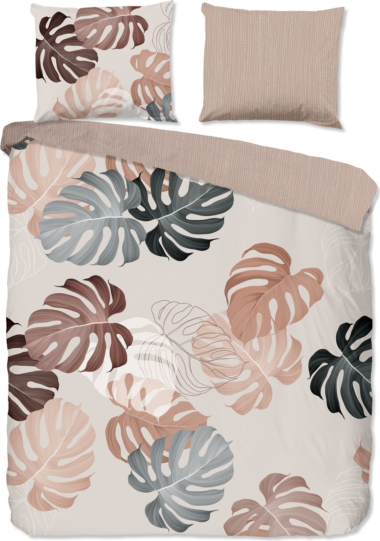 Good Morning Dekbedovertrek Katoen Cianna - Sand