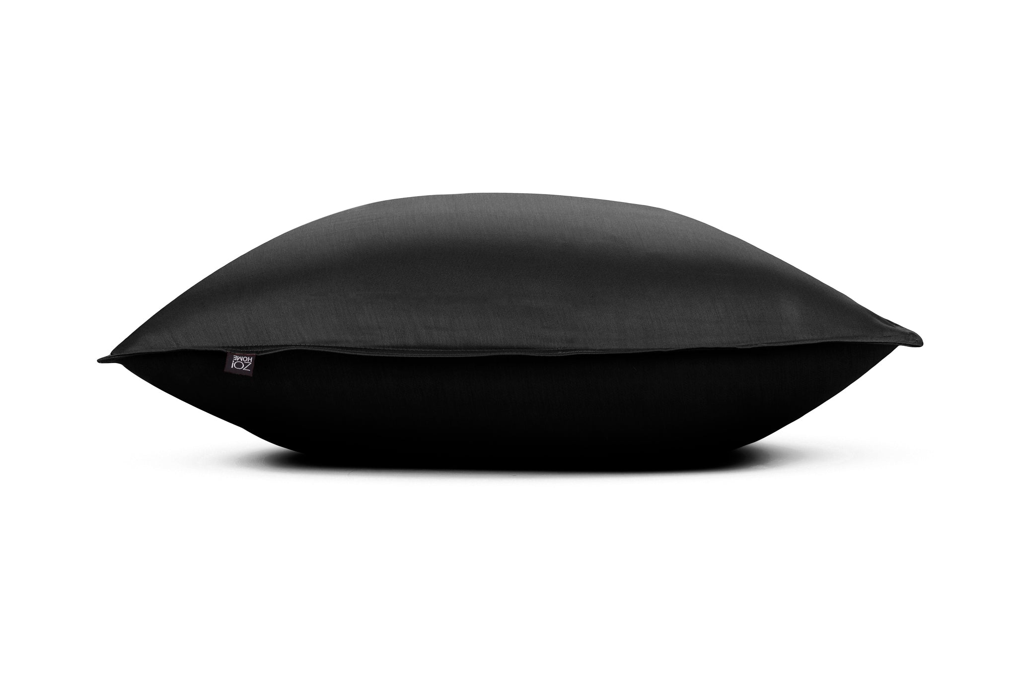 Zo Home kussensloop Satinado Night Black satijn