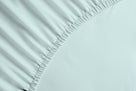 Yellow hoeslaken Percale Whispering Blue katoen percale