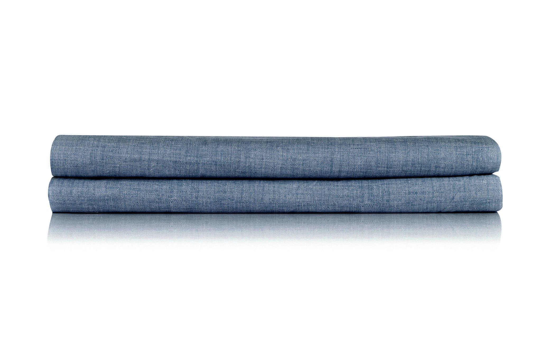 Zo Home hoeslaken Lino Bonnet Blue katoen