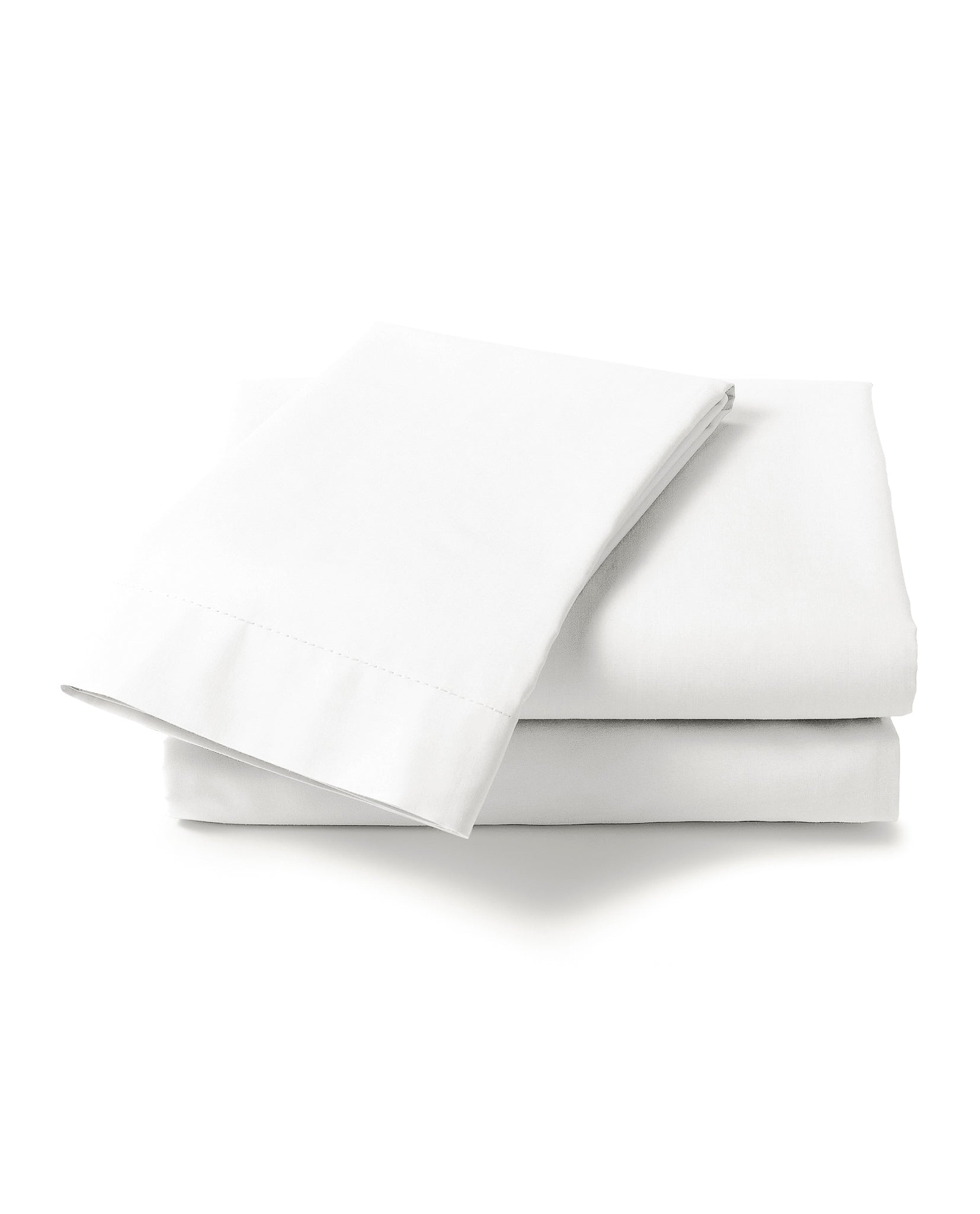 Yellow laken Percale Optic White percale