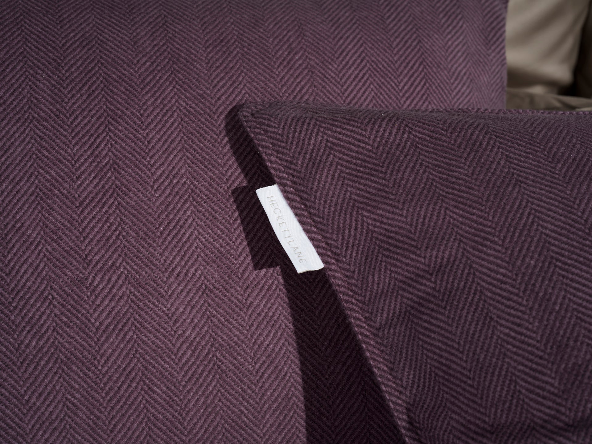 Heckettlane dekbedovertrek Spina Blackberry Wine flanel