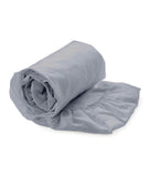 Yellow hoeslaken Suite Mumbai Delicate Blue percale