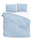 Zo Home dekbedovertrek Lino Sky Blue katoen