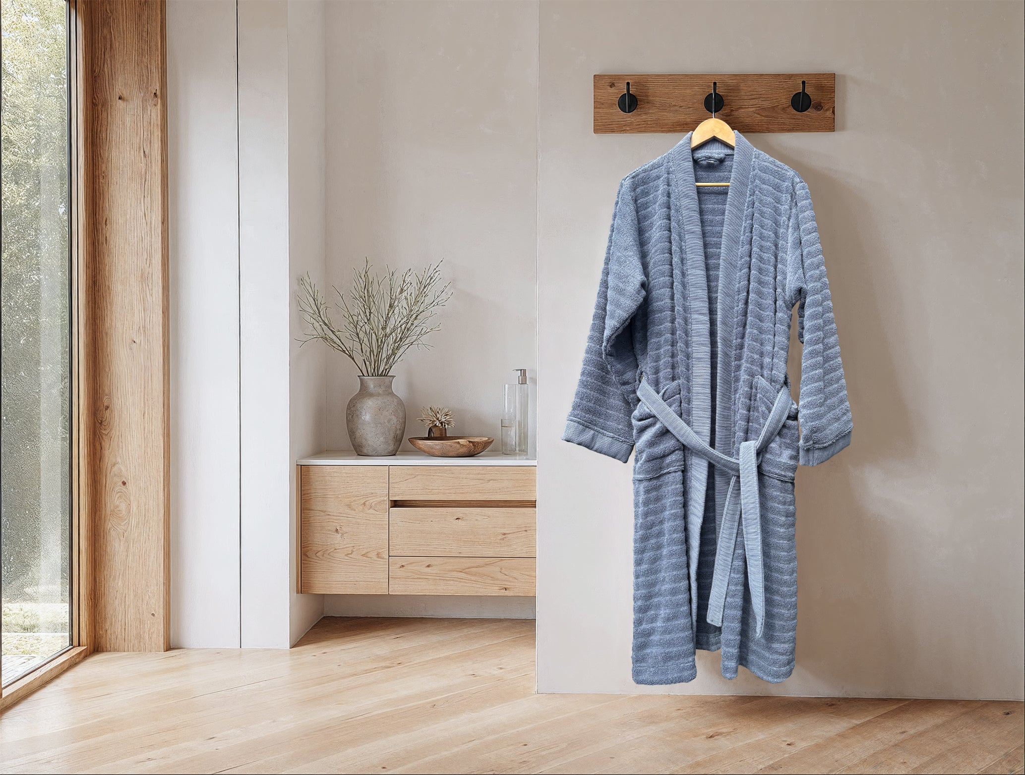 Heckettlane badjas Prestige Insignia Blue