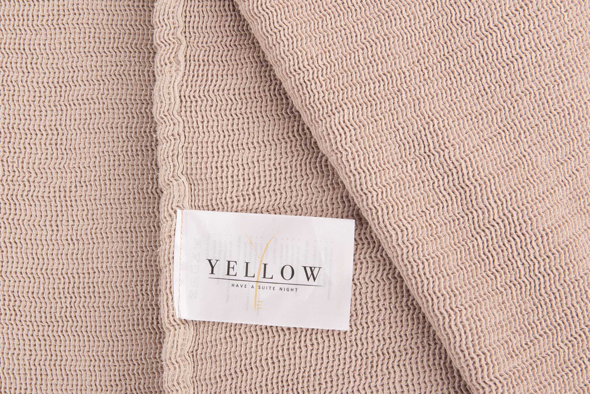 Yellow bedsprei ICA Mellow Rose katoen