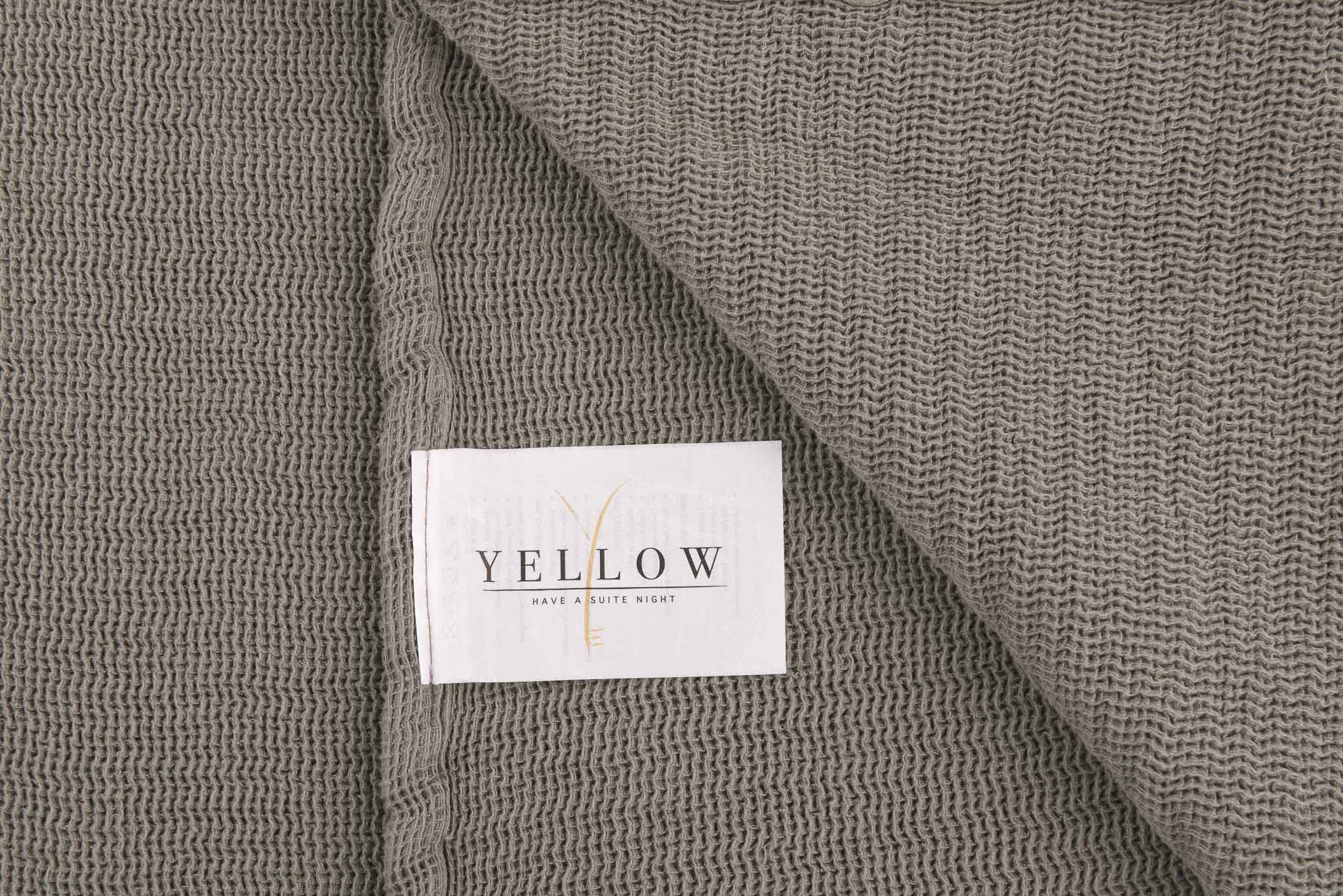 Yellow bedsprei ICA Desert Taupe katoen