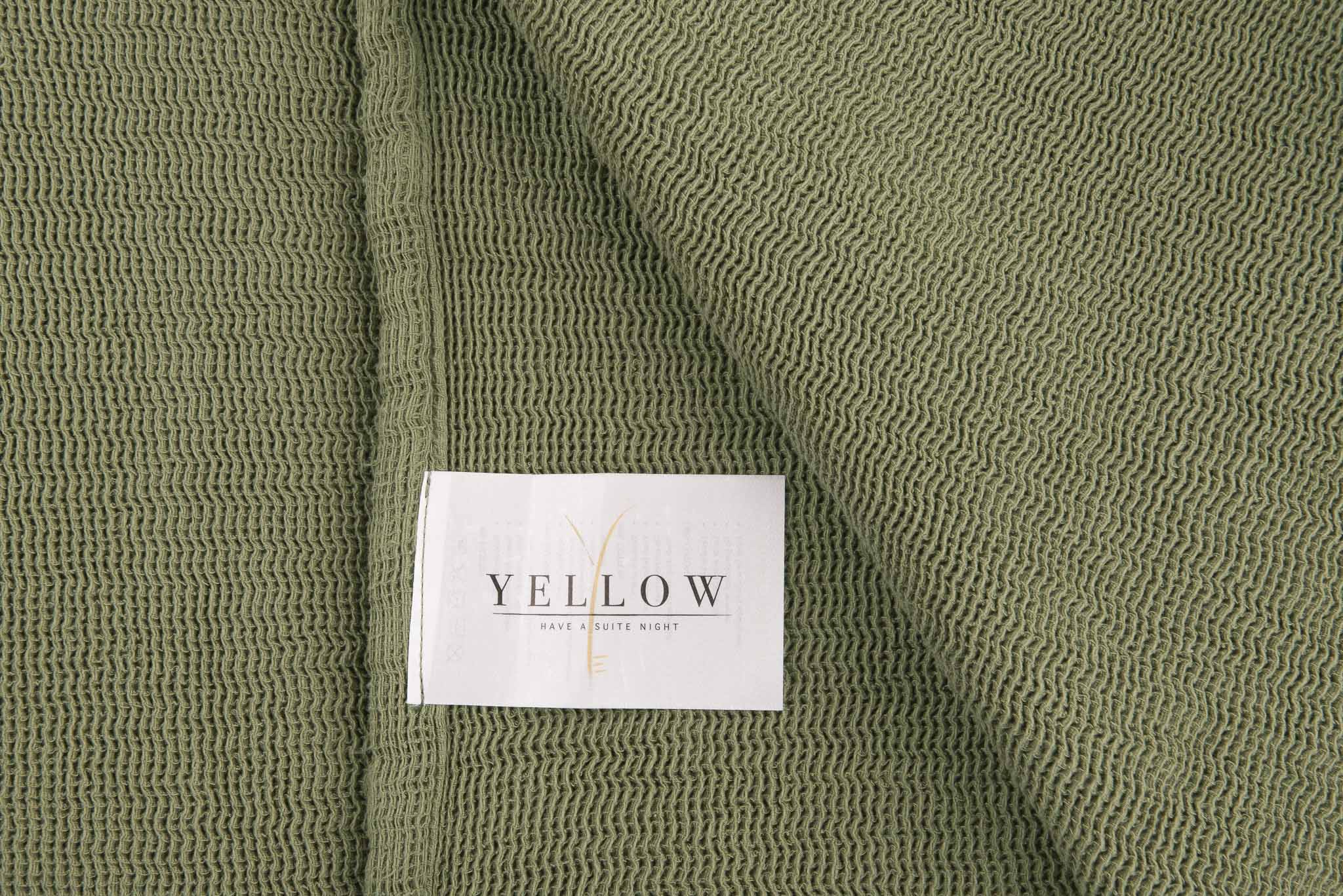 Yellow bedsprei ICA Army Green katoen