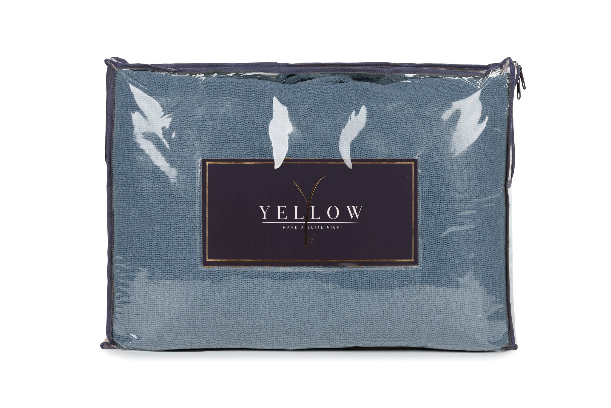 Yellow bedsprei ICA Pacific Blue katoen