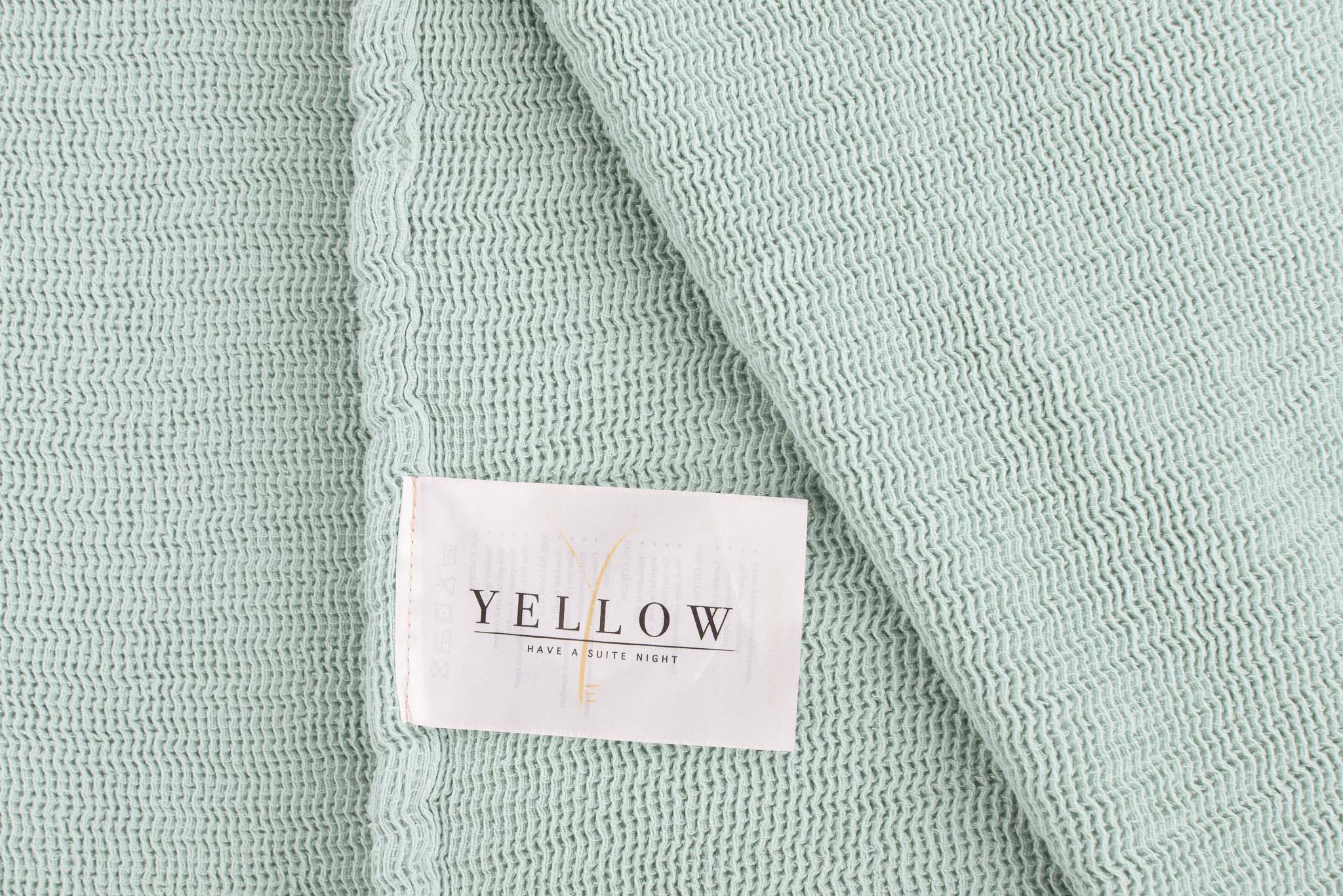 Yellow bedsprei ICA Spa Blue katoen