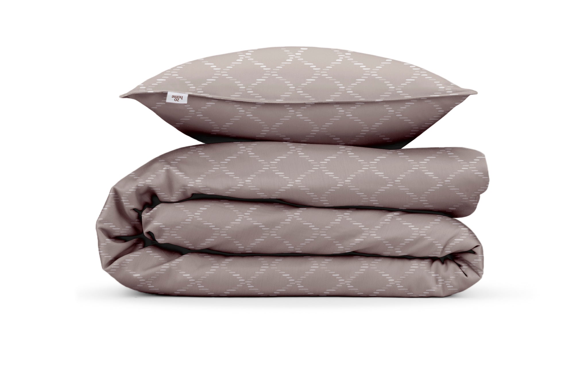 Zo Home dekbedovertrek Linea di Satinado Purple Dove katoen-satijn