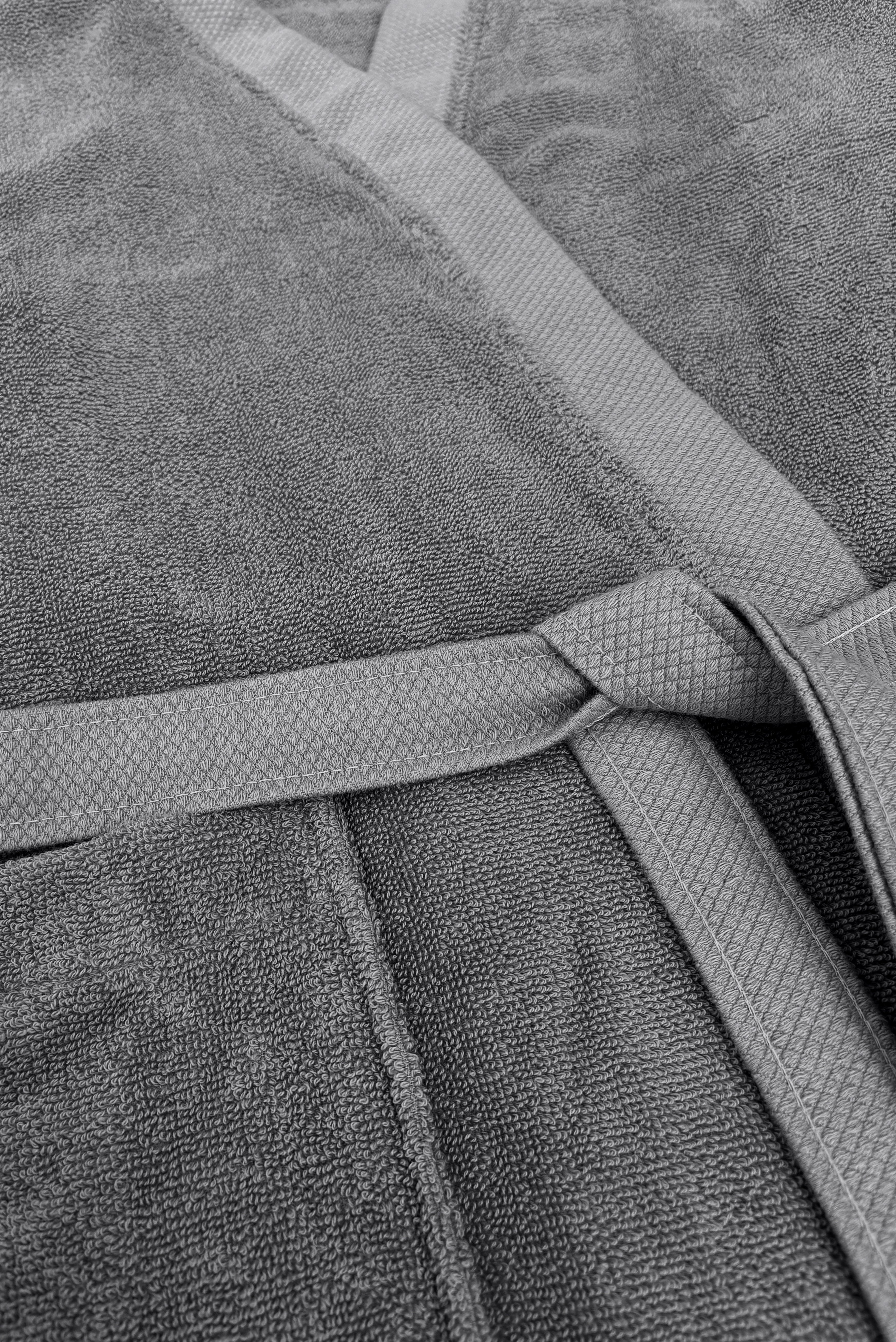 Heckettlane badjas Premium Classic Anthracite