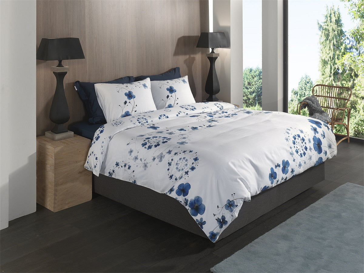 Heckettlane Bettbezug Satin Zoe Weiß